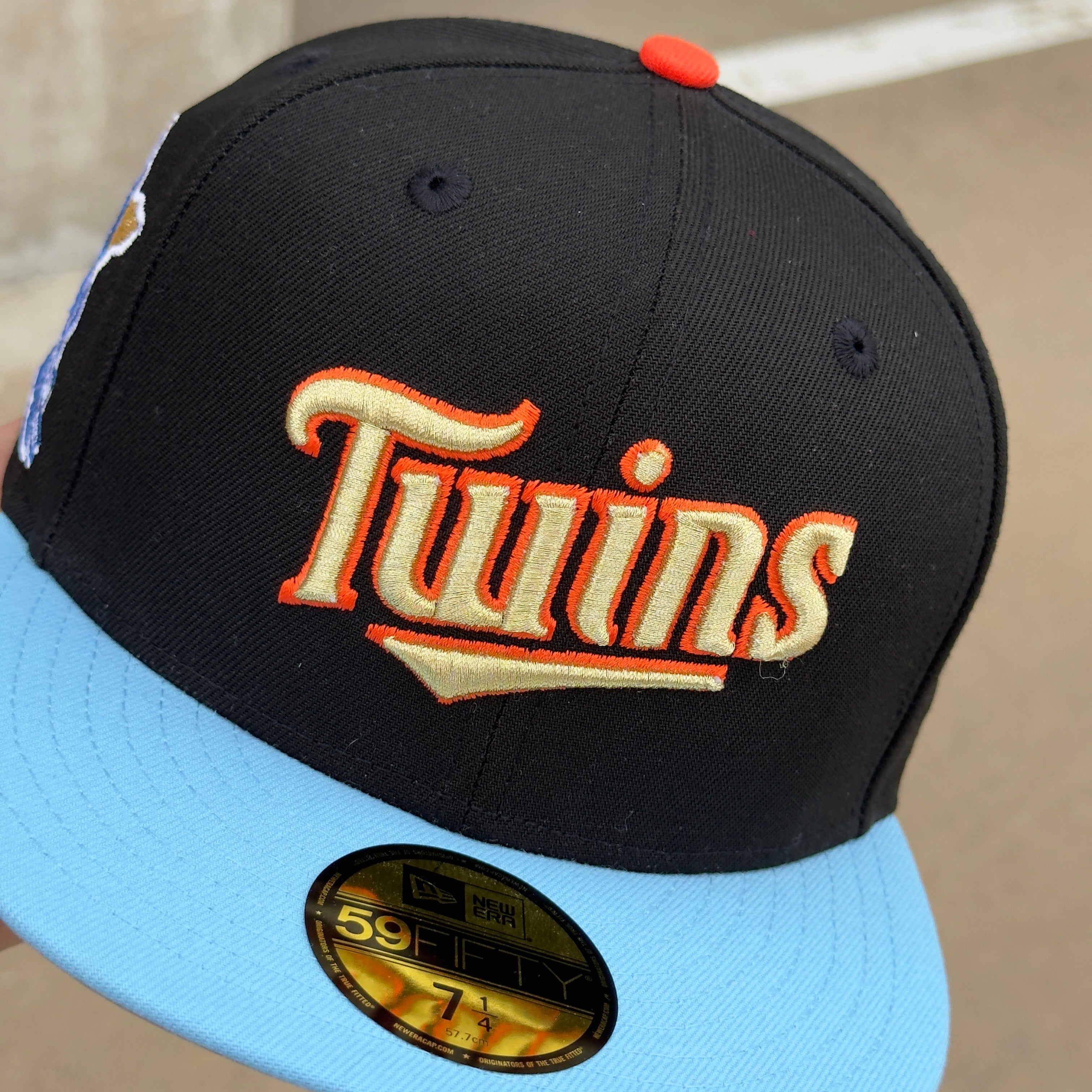 1/4 NEW Black Minnesota Twins 140th Season Icy 59fifty New Era Fitted Hat Cap