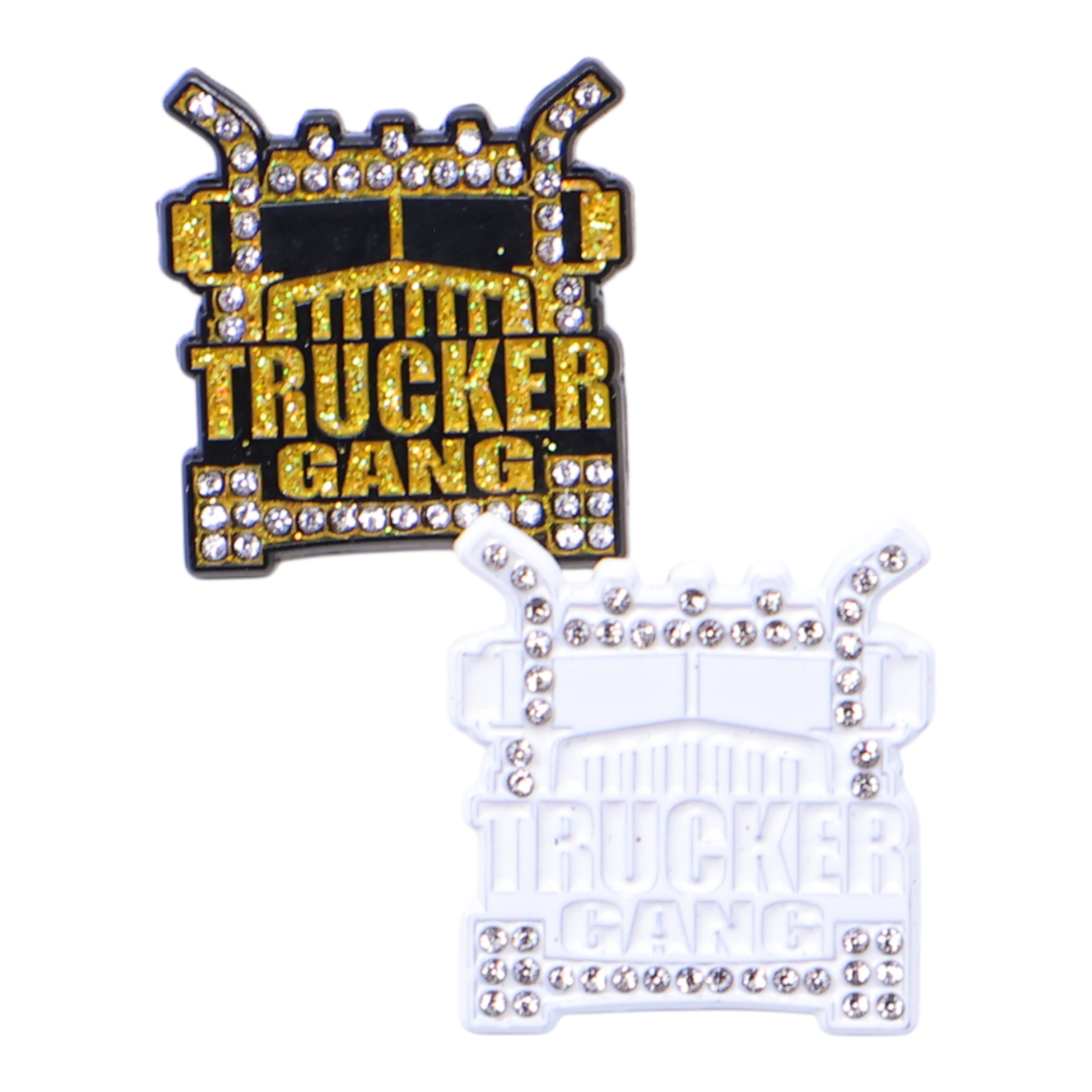 Trucker Gang Represent Graphic Pin