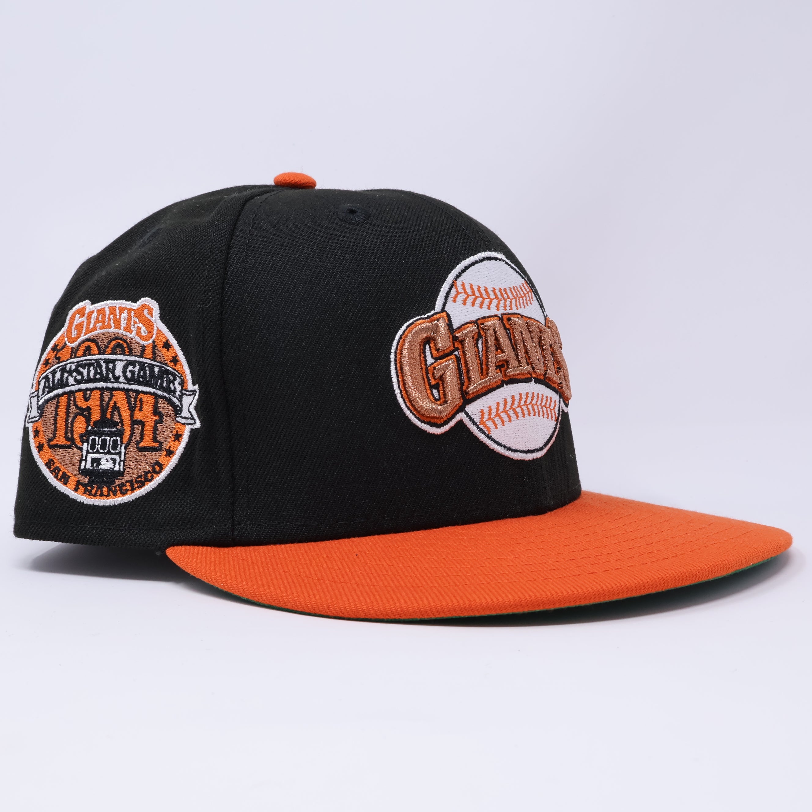 USED 1/8 Black San Francisco Giants 1984 All Star Game 59fifty New Era Fitted Hat Cap