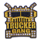 Trucker Gang Represent Graphic Pin