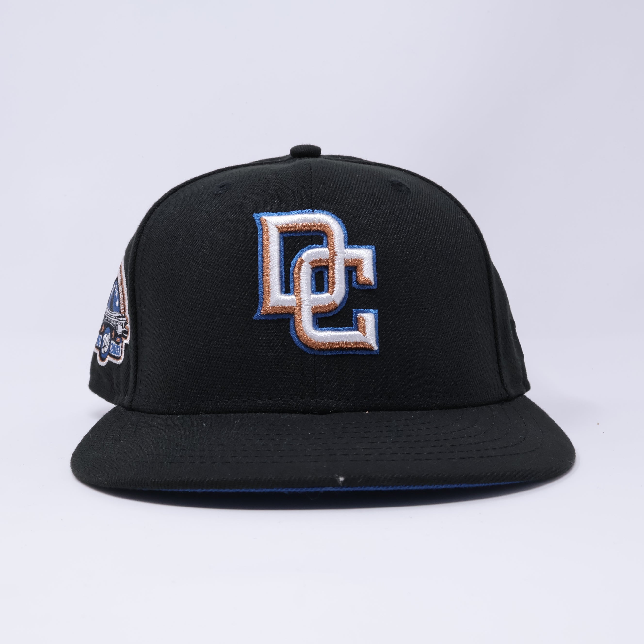 USED 1/8 Black Washington Nationals Kennedy Memorial 59fifty New Era Fitted Hat Cap