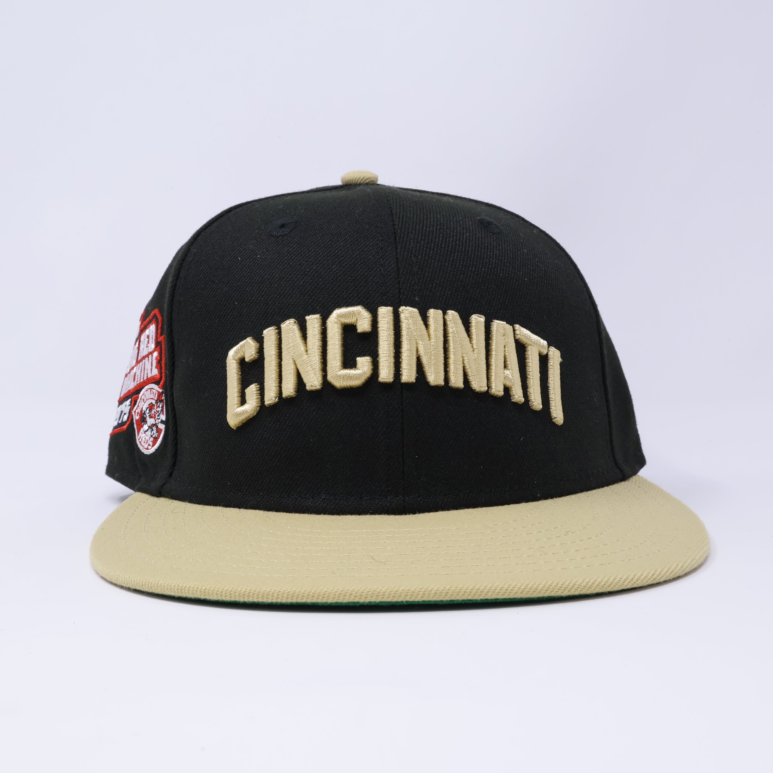 USED 1/8 Black Cincinnati Reds Big Red Machine 1975 59fifty New Era Fitted Hat Cap