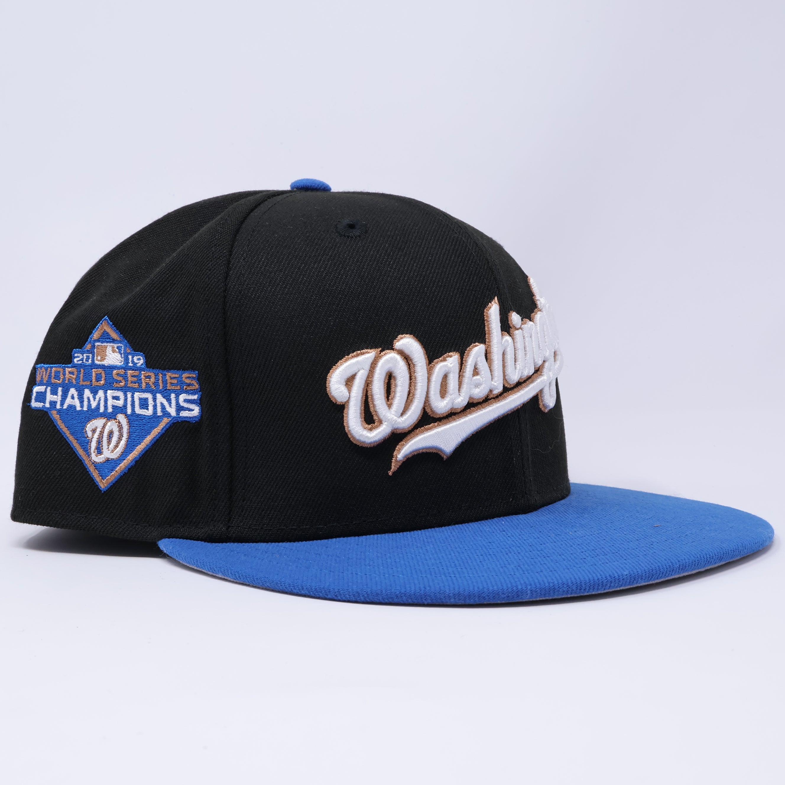 USED 1/8 Black Washington Nationals 2019 World Series 59fifty New Era Fitted Hat Cap