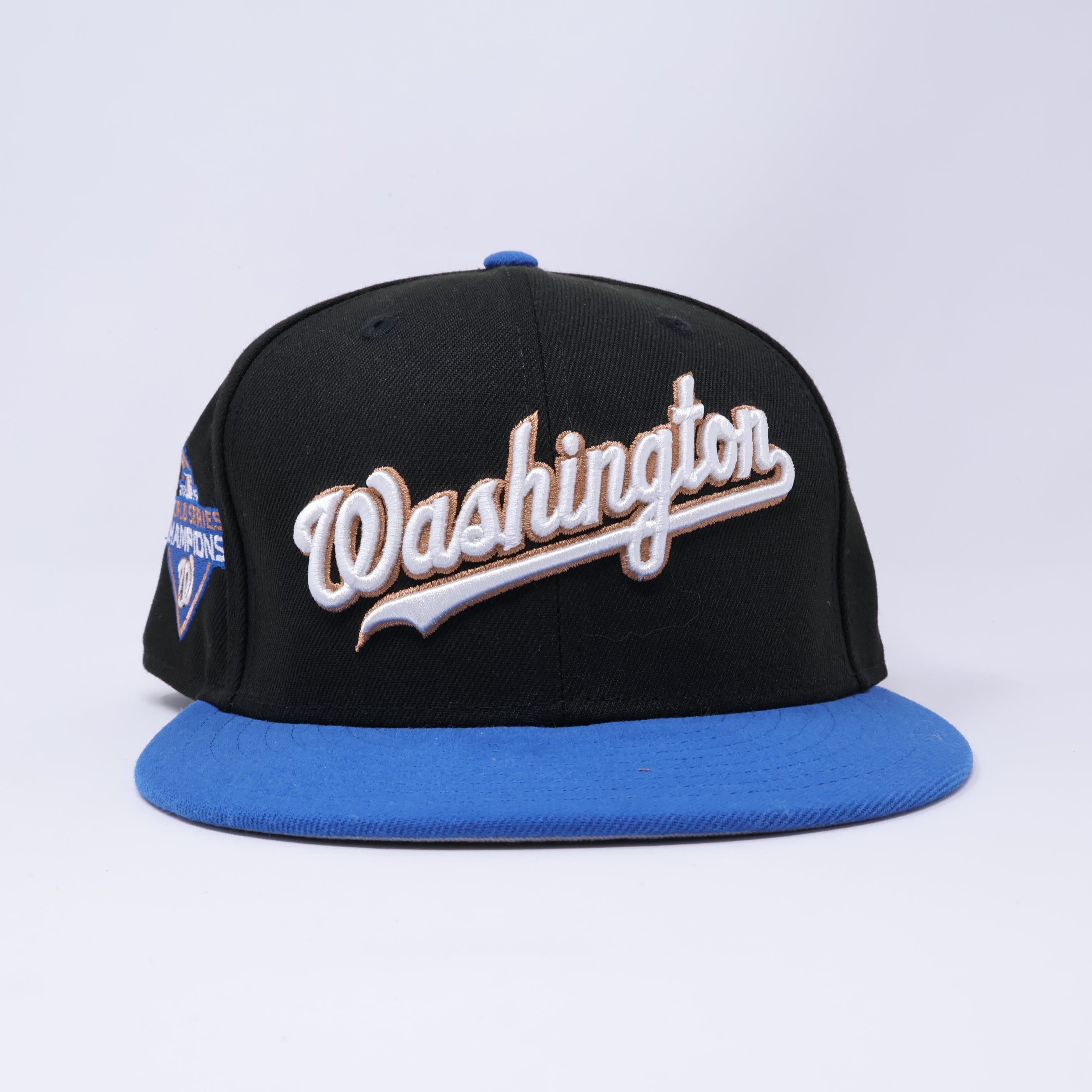 USED 1/8 Black Washington Nationals 2019 World Series 59fifty New Era Fitted Hat Cap
