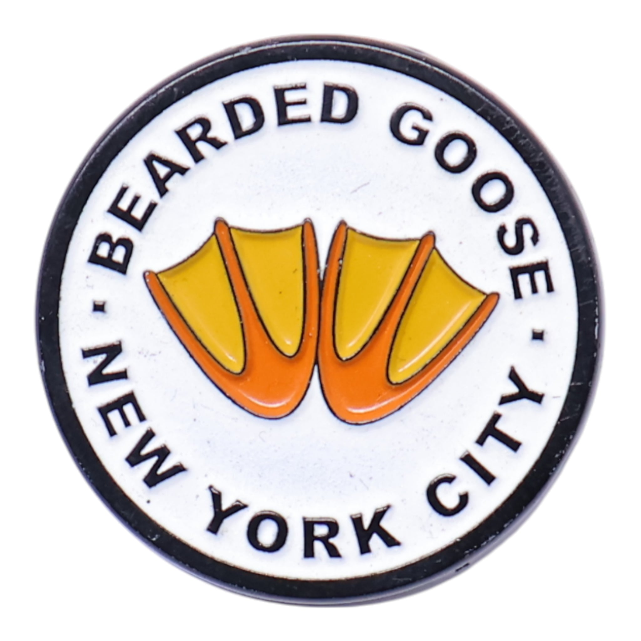 Beared Goose Coin Pin