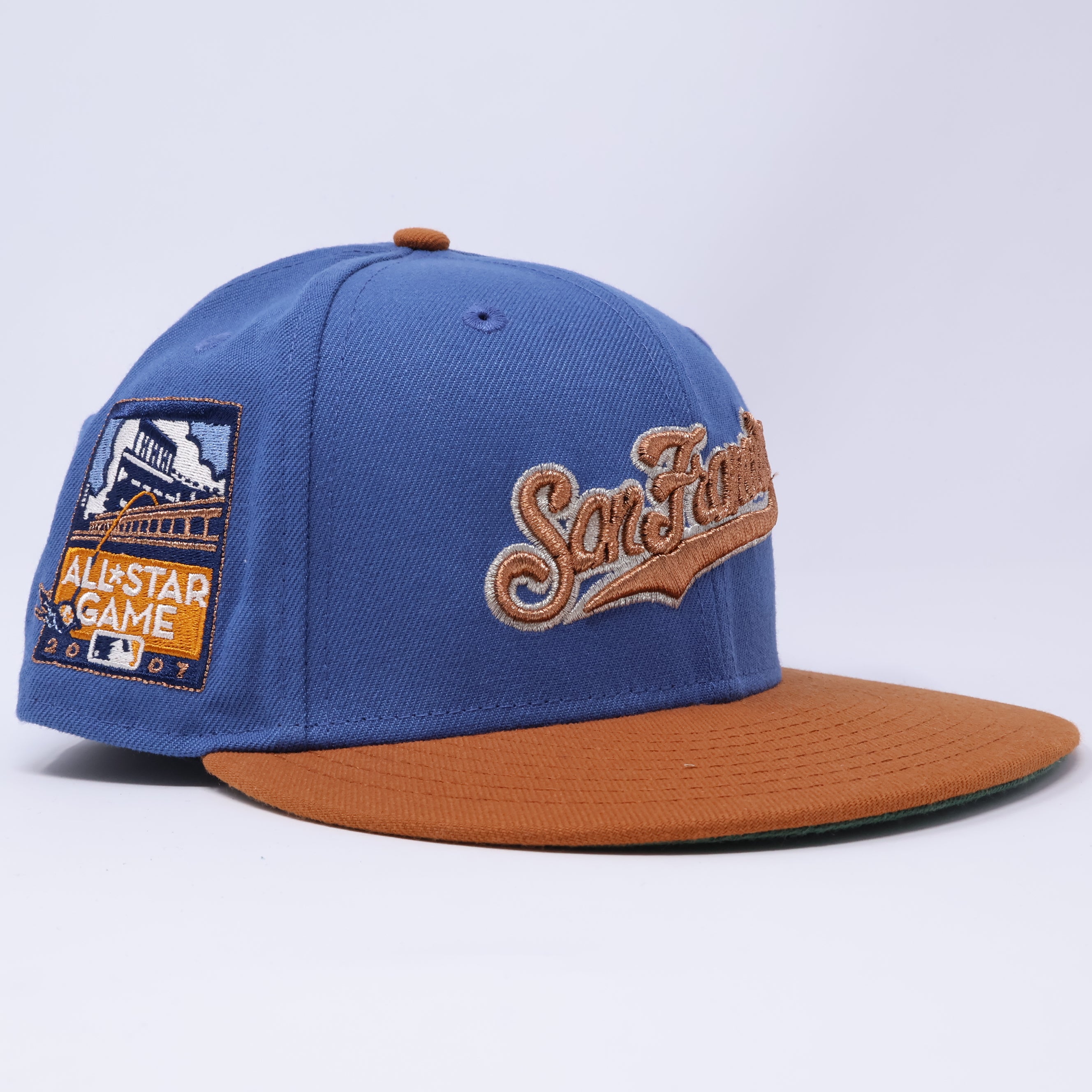 USED 1/8 Blue San Francisco Giants 2007 All Star Game 59fifty New Era Fitted Hat Cap