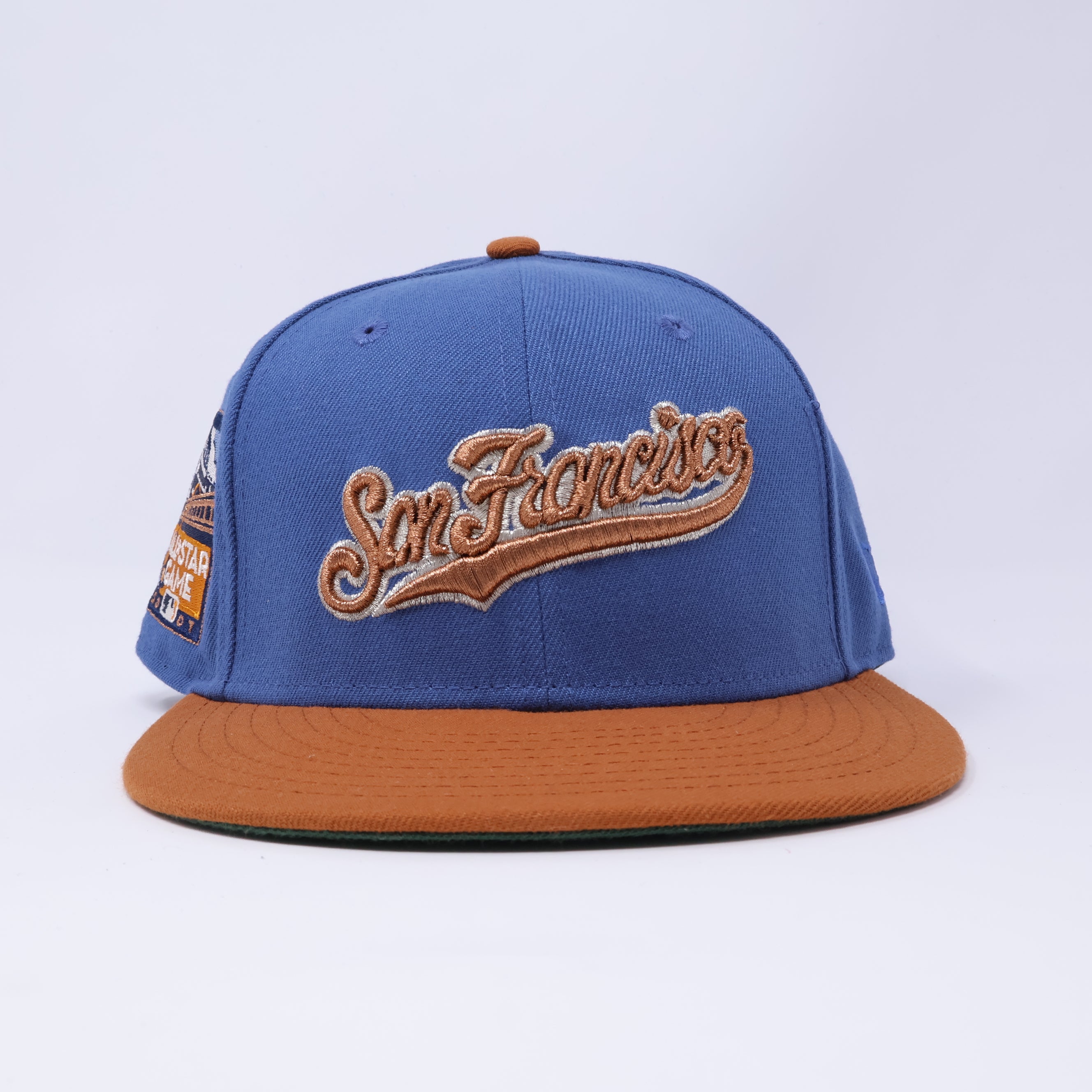 USED 1/8 Blue San Francisco Giants 2007 All Star Game 59fifty New Era Fitted Hat Cap