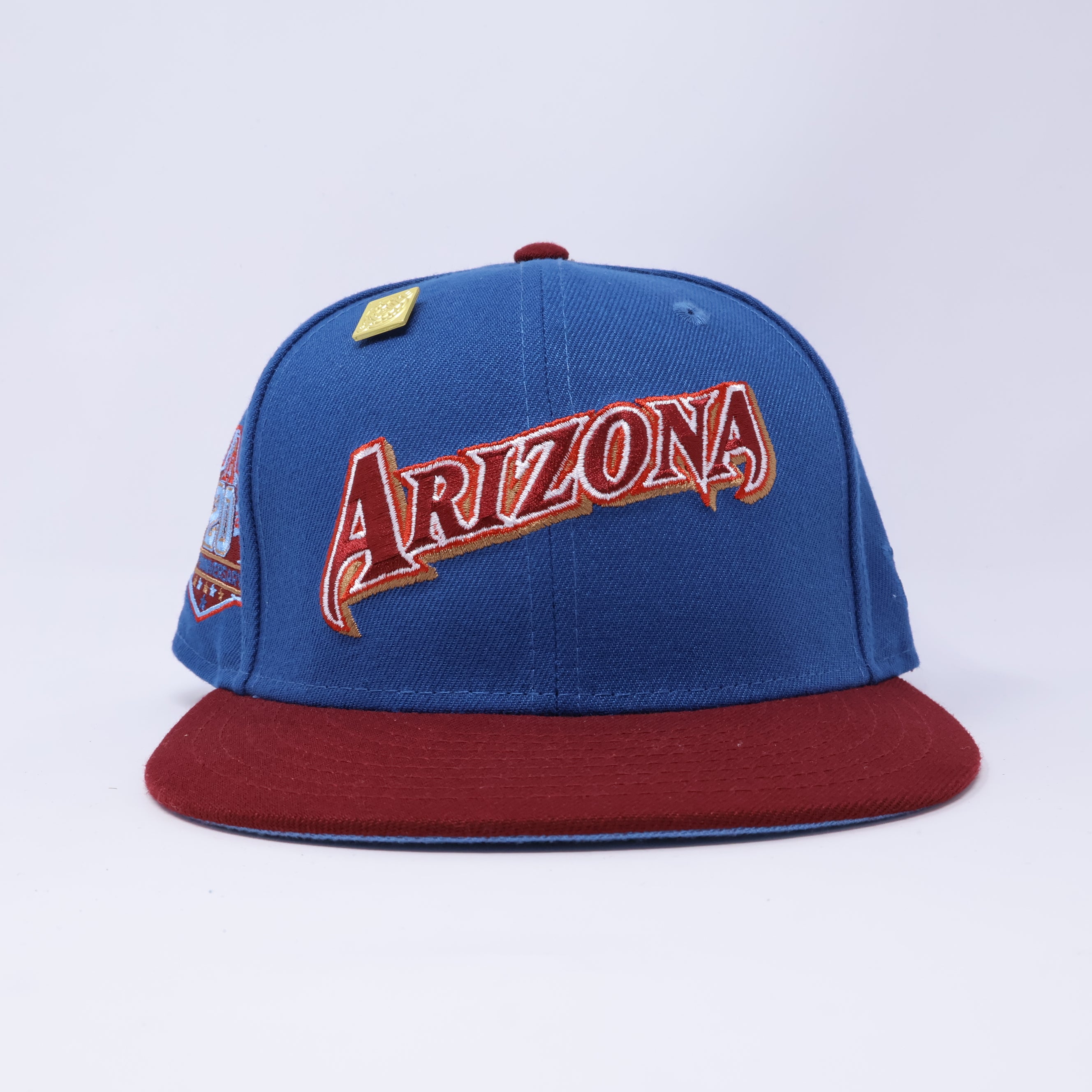 USED 1/8 Blue Arizona Diamondbacks 20th Anniversary 59fifty New Era Fitted Hat Cap