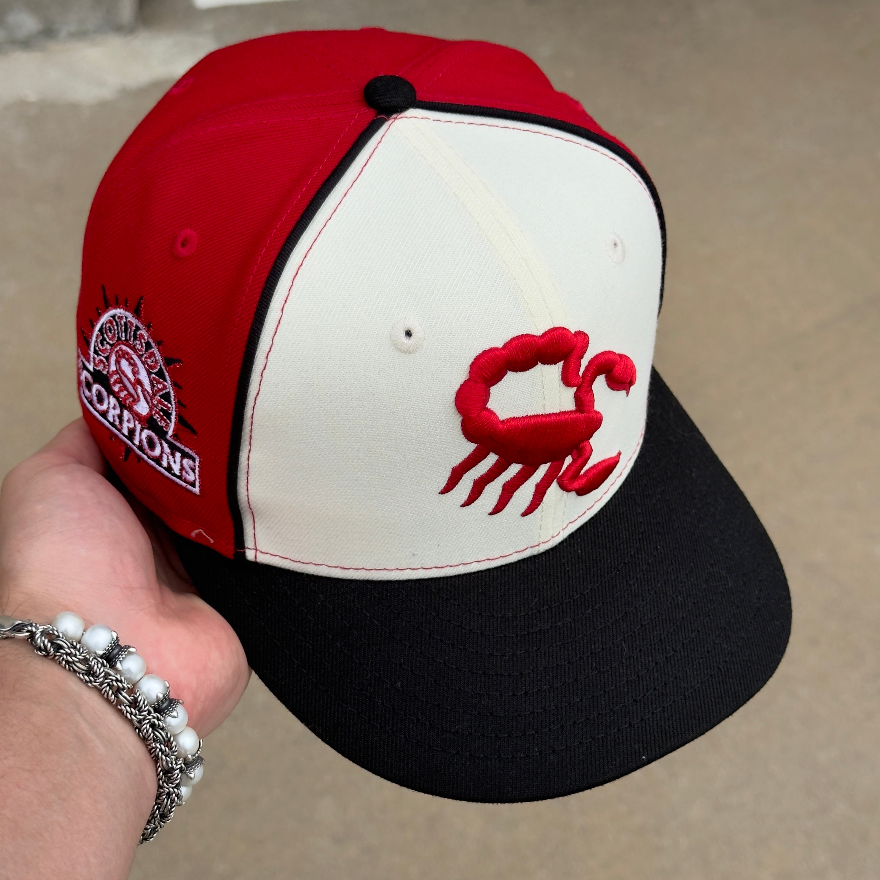 1/4 USED Arizona Scottsdale Scorpions Minor League 59fifty New Era Fitted Hat Cap