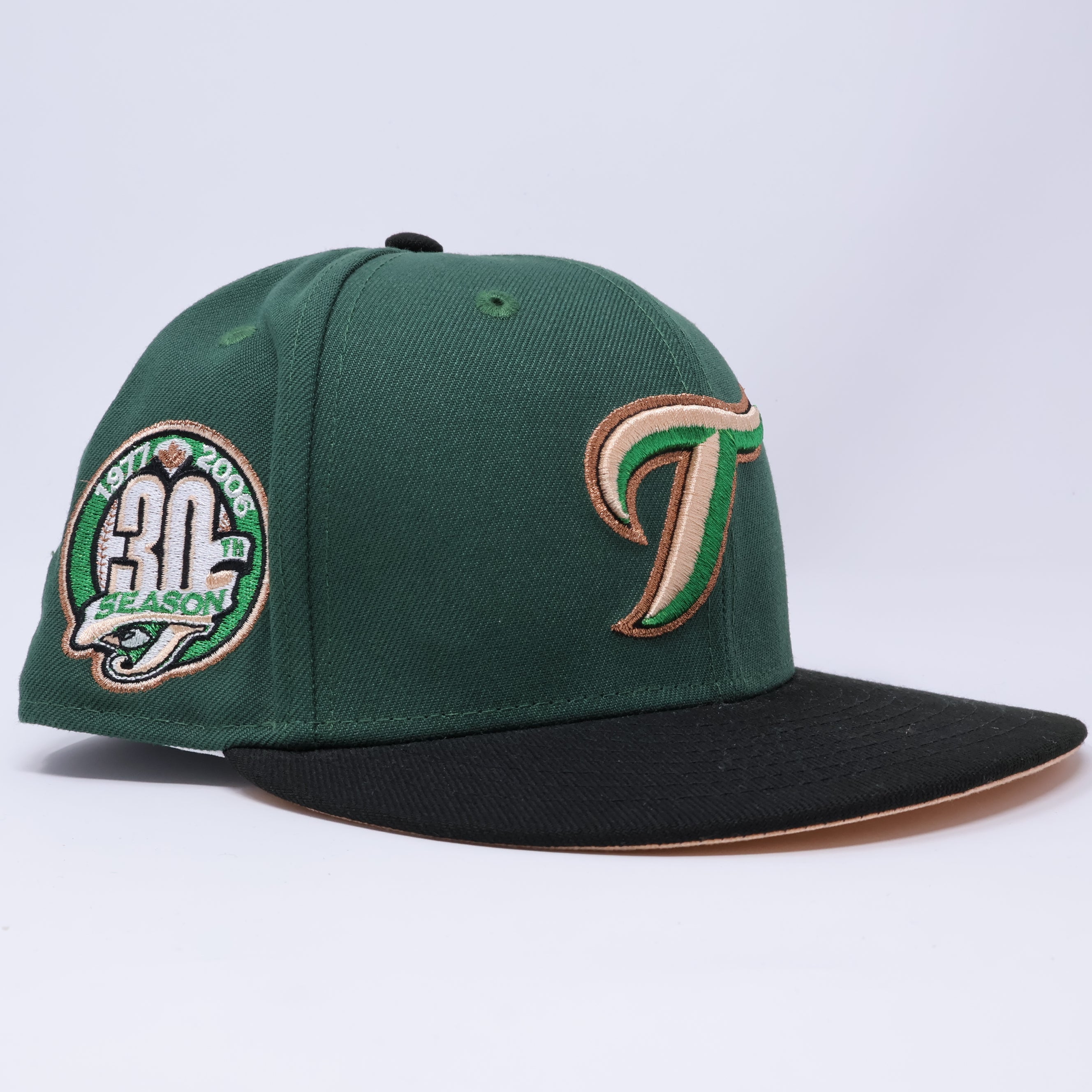 USED 1/8 Green Toronto Blue Jays 30th Season 59fifty New Era Fitted Hat Cap