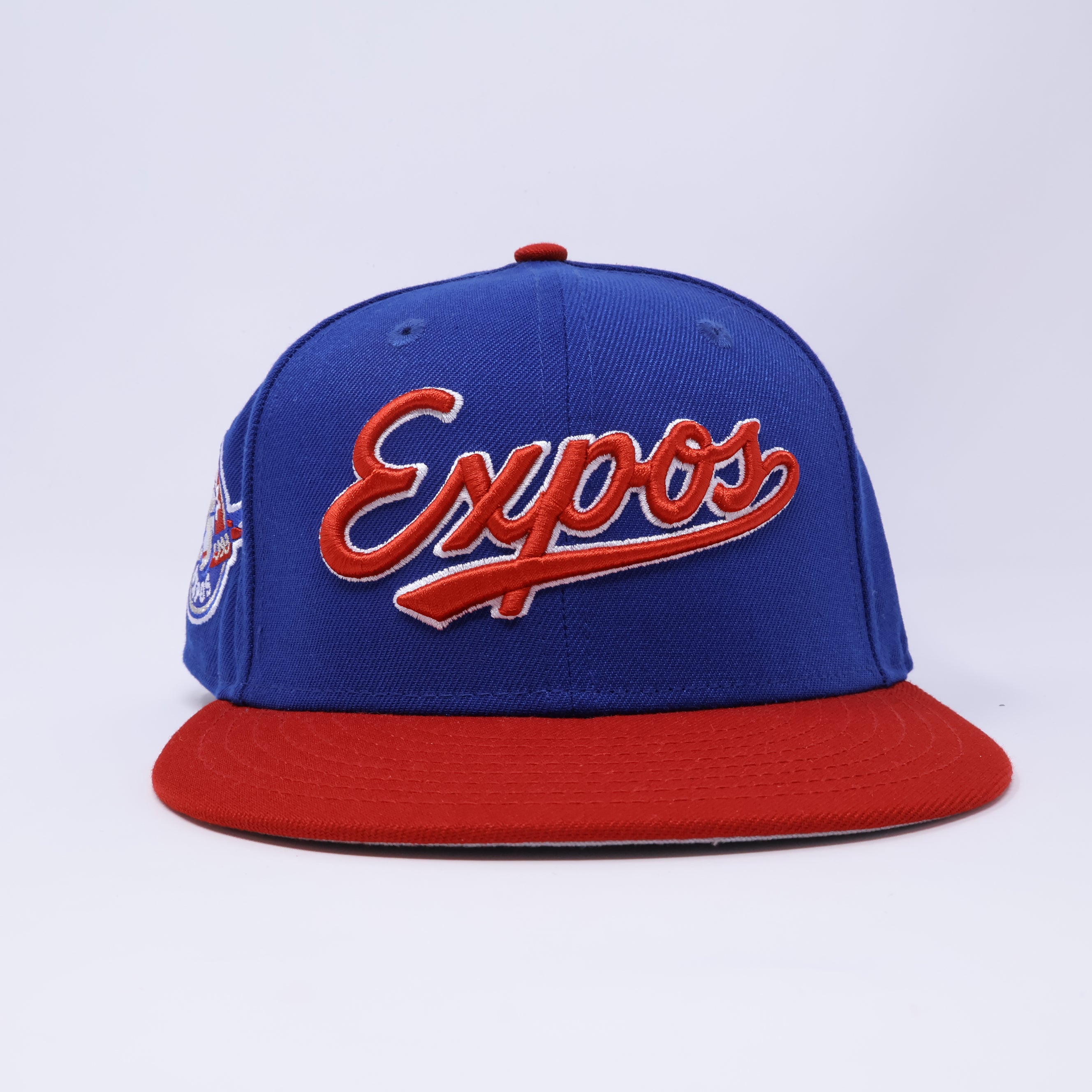 USED 1/8 Blue Montreal Toronto Expos 25th Anniversary 59fifty New Era Fitted Hat Cap