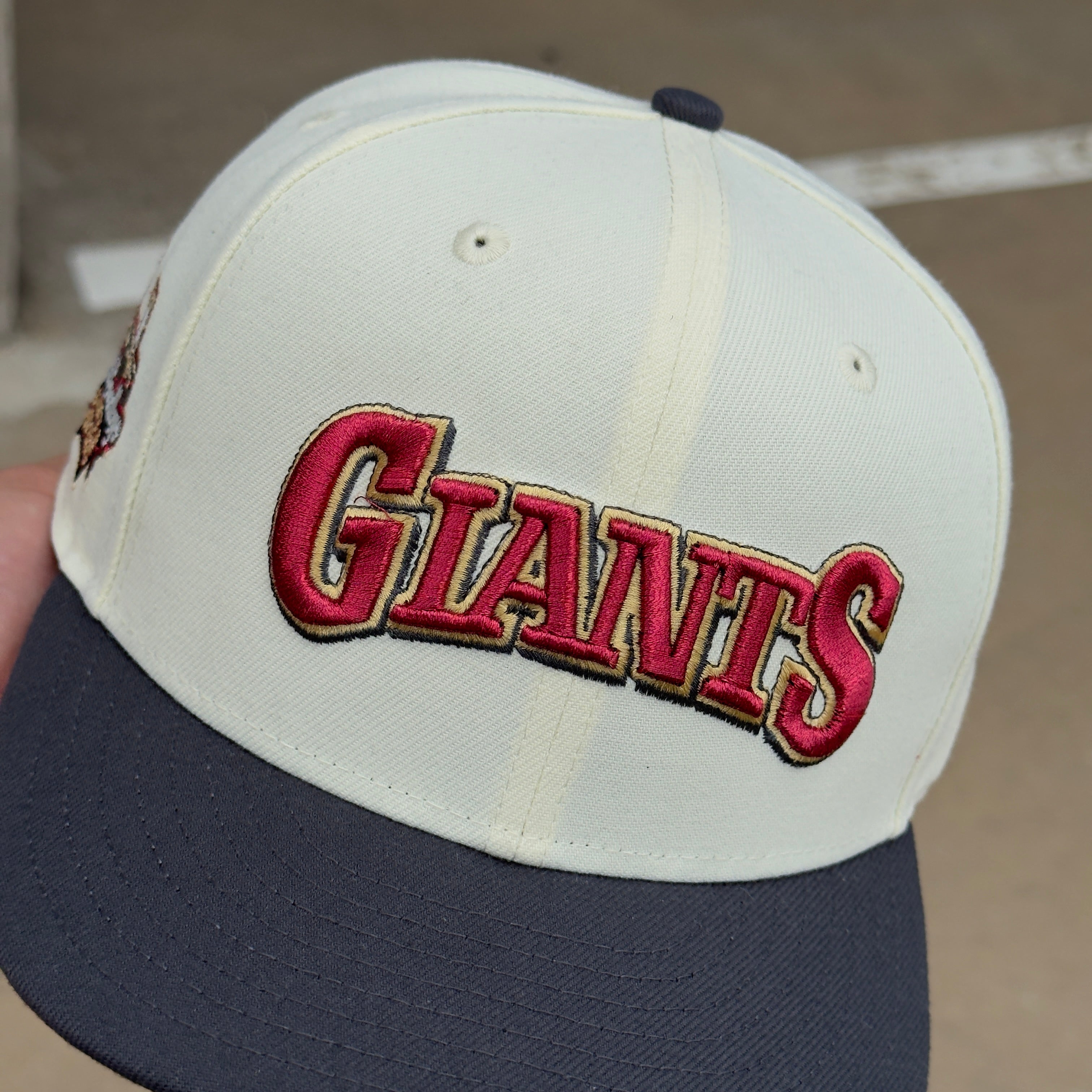 1/8 USED Chrome San Francisco Giants Tell it Goodbye 59fifty New Era Fitted Hat Cap
