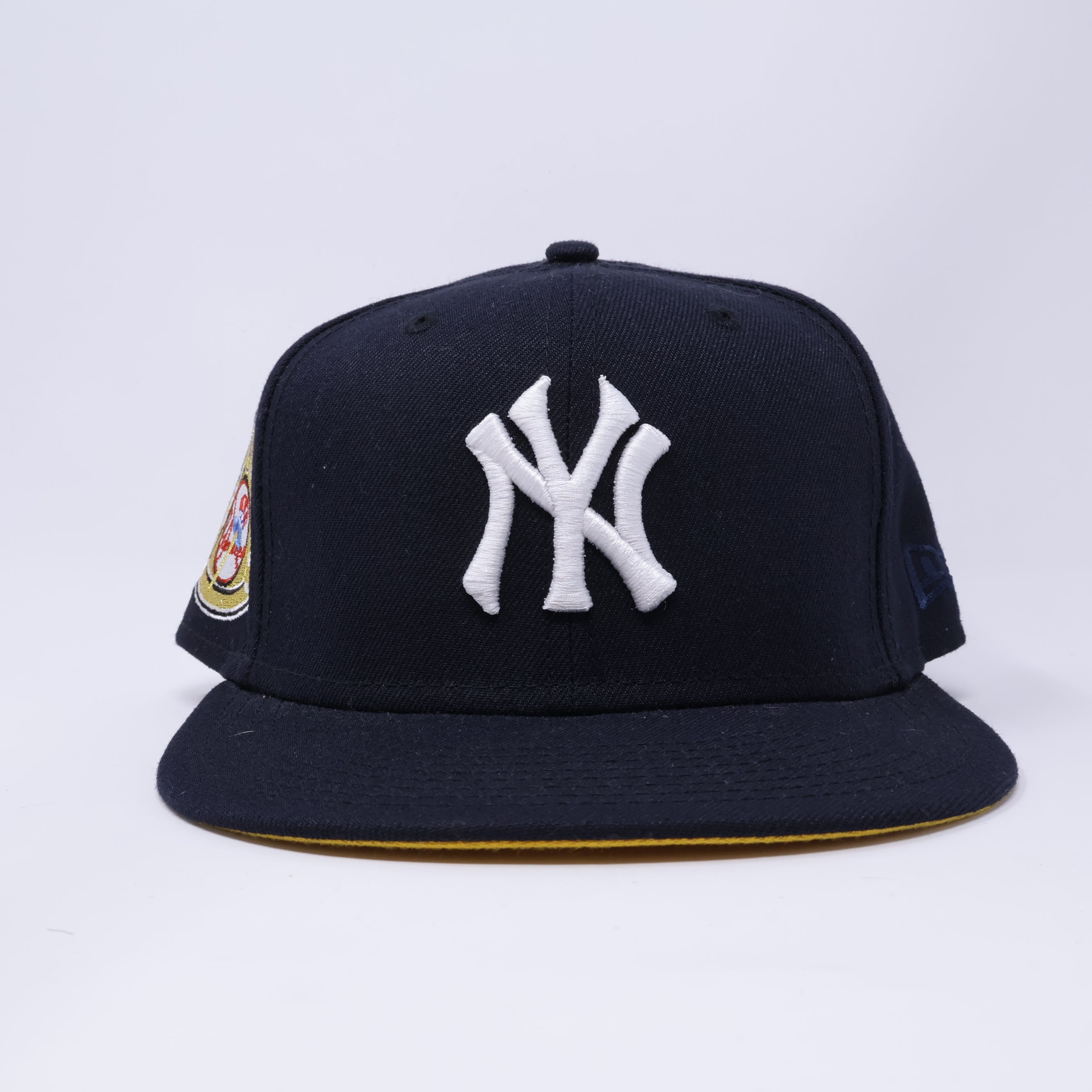 USED 5/8 Navy New York Mets 1950 World Series 59fifty New Era Fitted Hat Cap