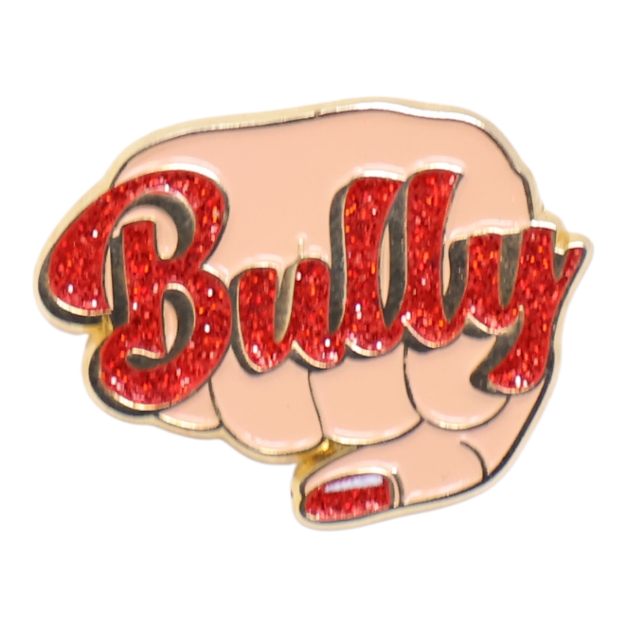 Classic Fist Bully Graphic Pin