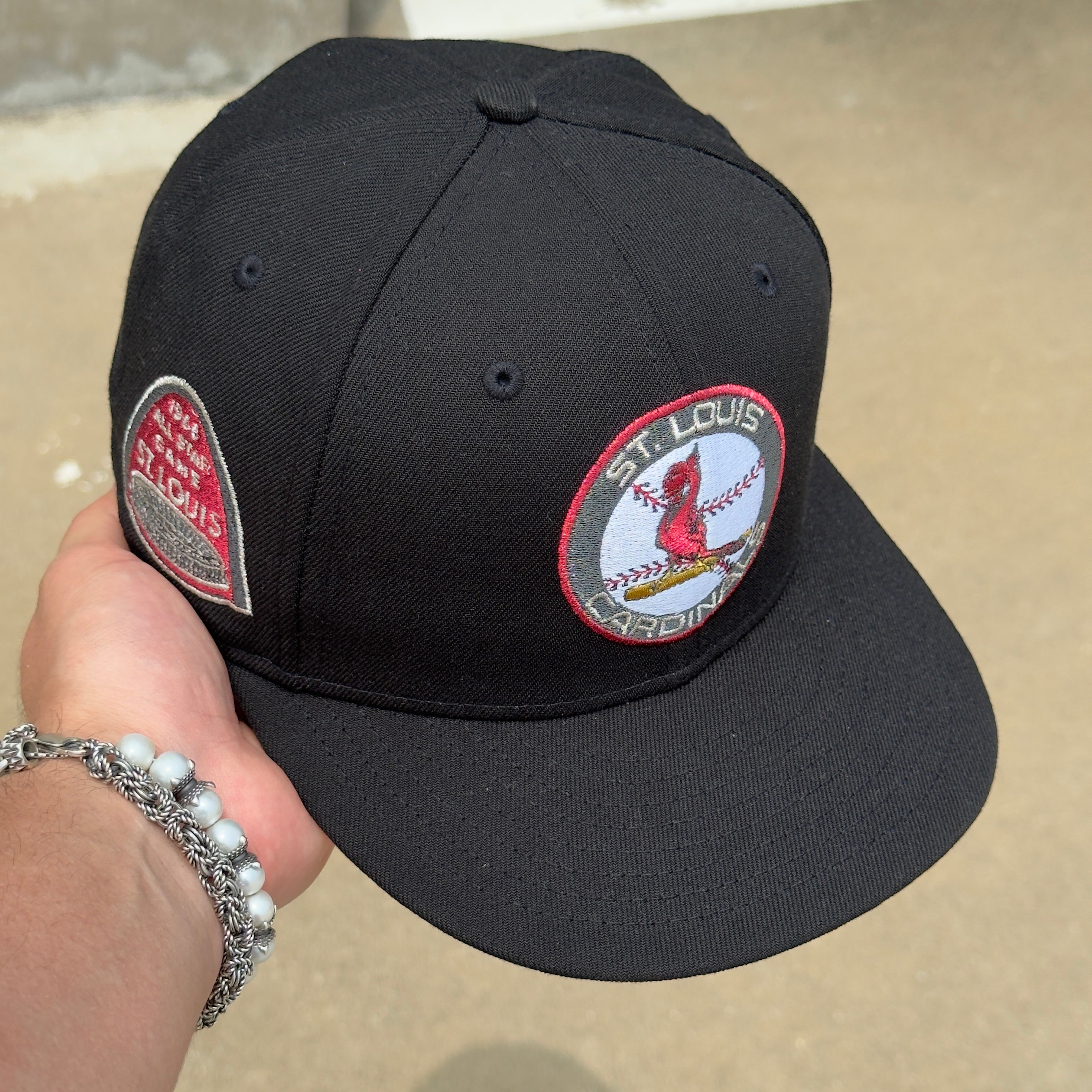 1/8 USED Black St. Louis Cardinals All Star Game 59fifty New Era Fitted Hat Cap