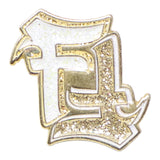 FF Letters Script Pin