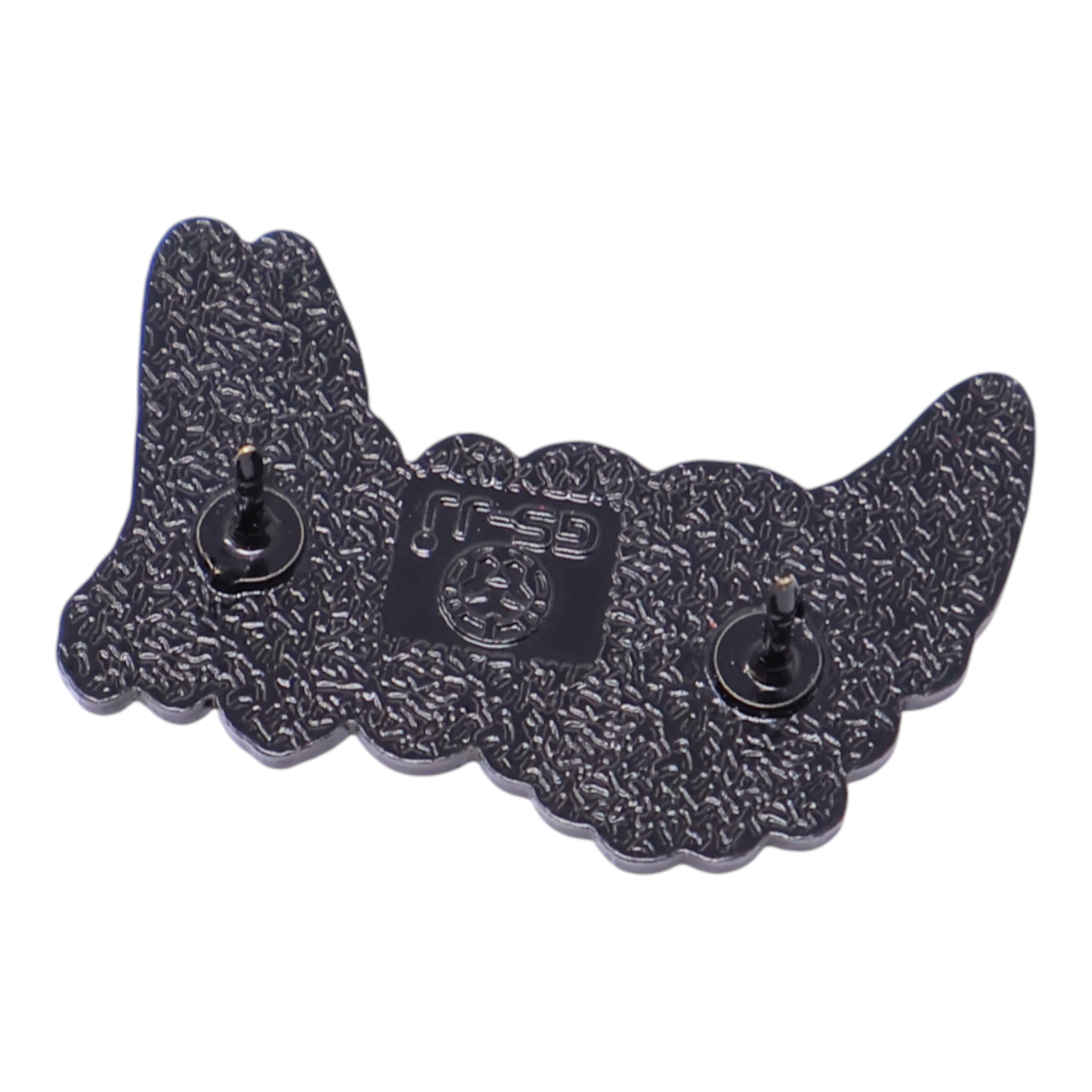 Silver Abstract Graffiti Script Pin