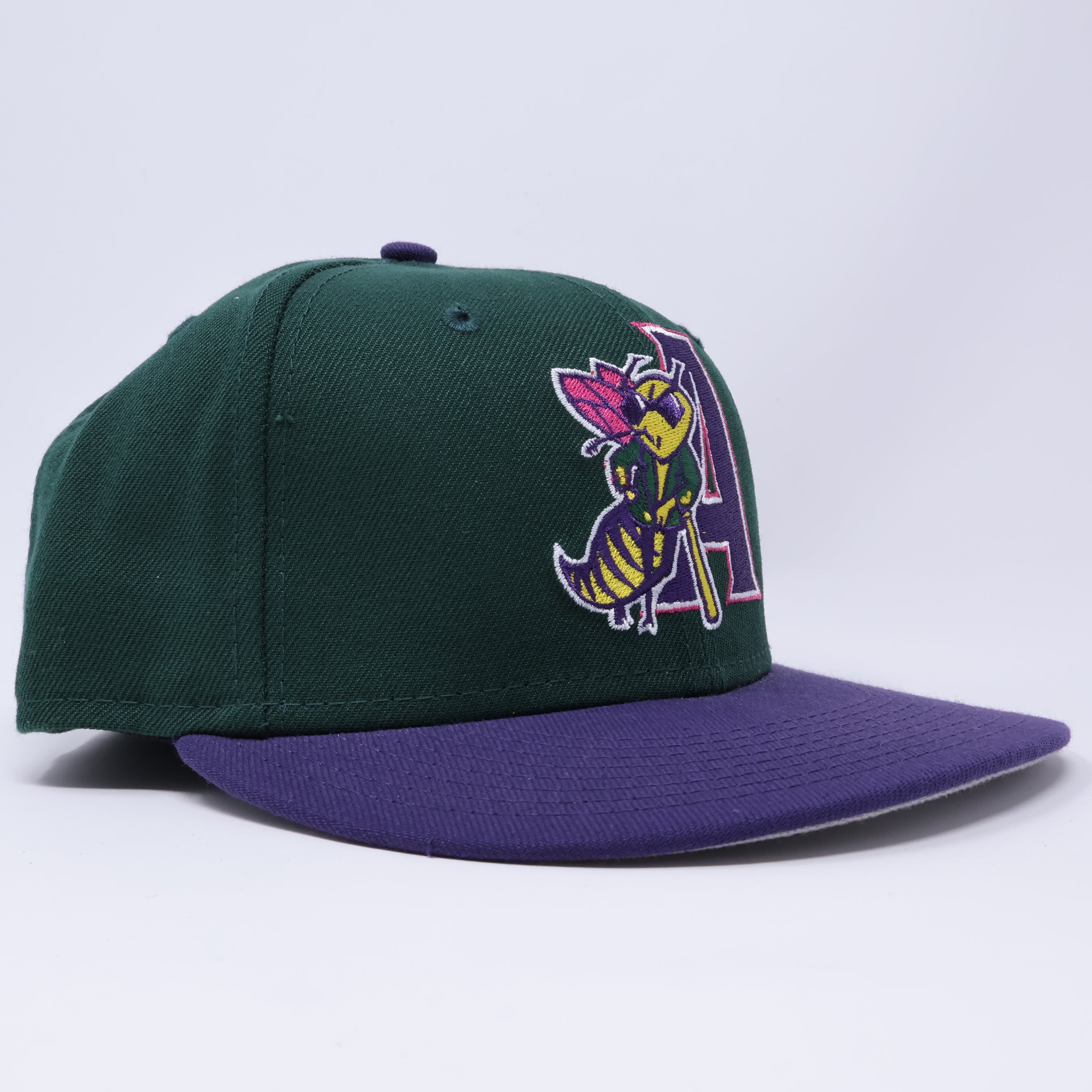 USED 1/8 Green Augusta Green Jackets Minor League 59fifty New Era Fitted Hat Cap