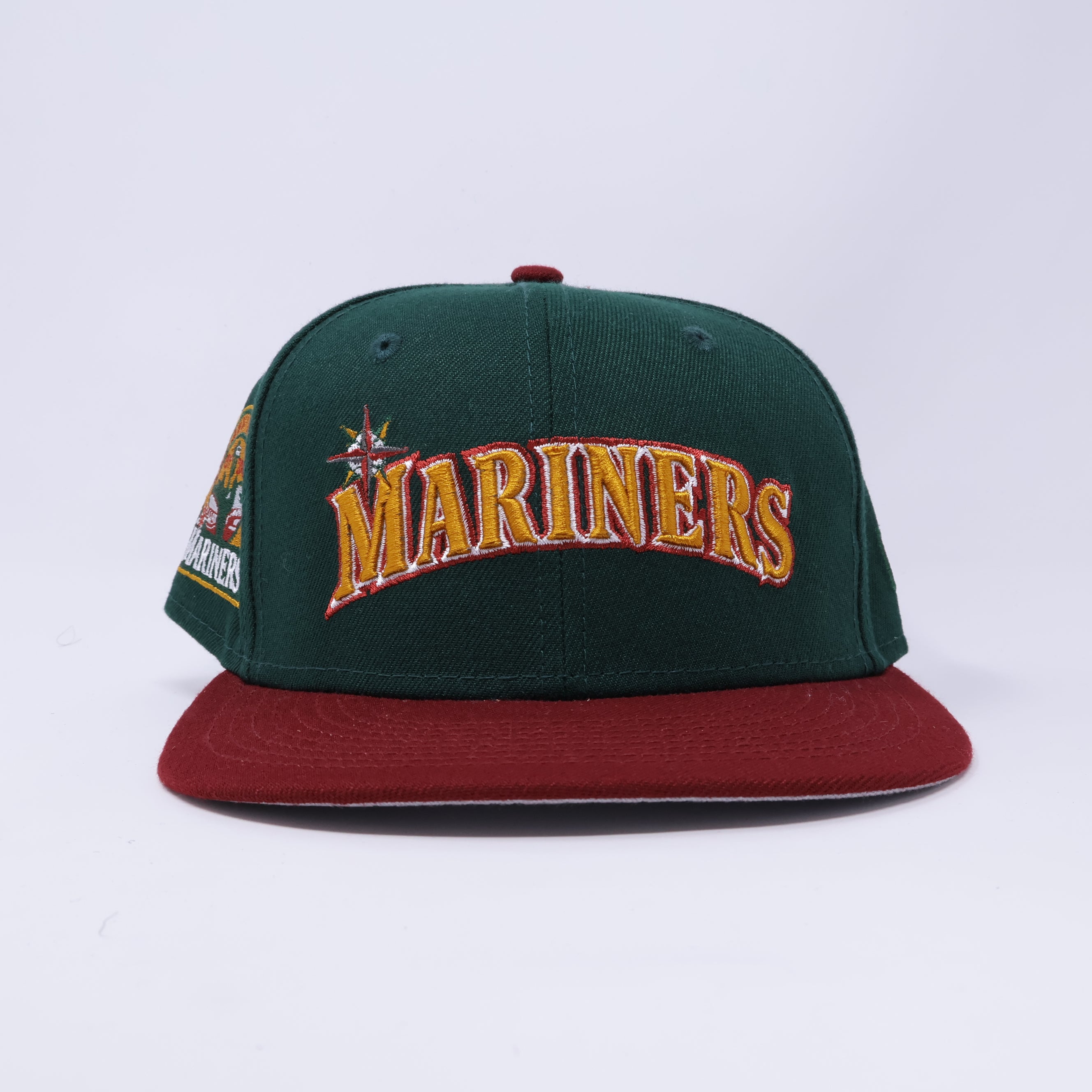 USED 1/8 Green Seattle Mariners 30th Anniversary 59fifty New Era Fitted Hat Cap