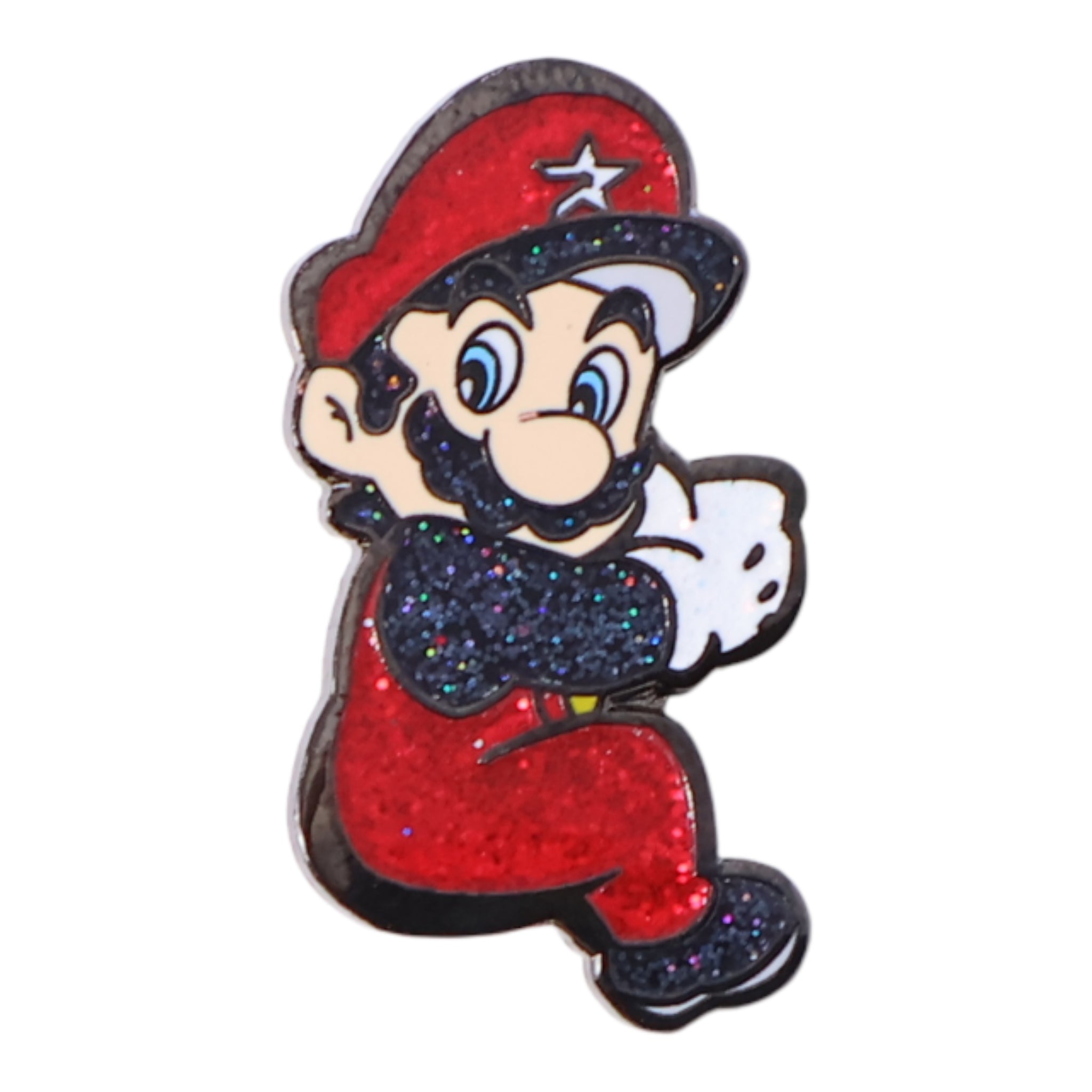 Mario Holding on Graphic Pin