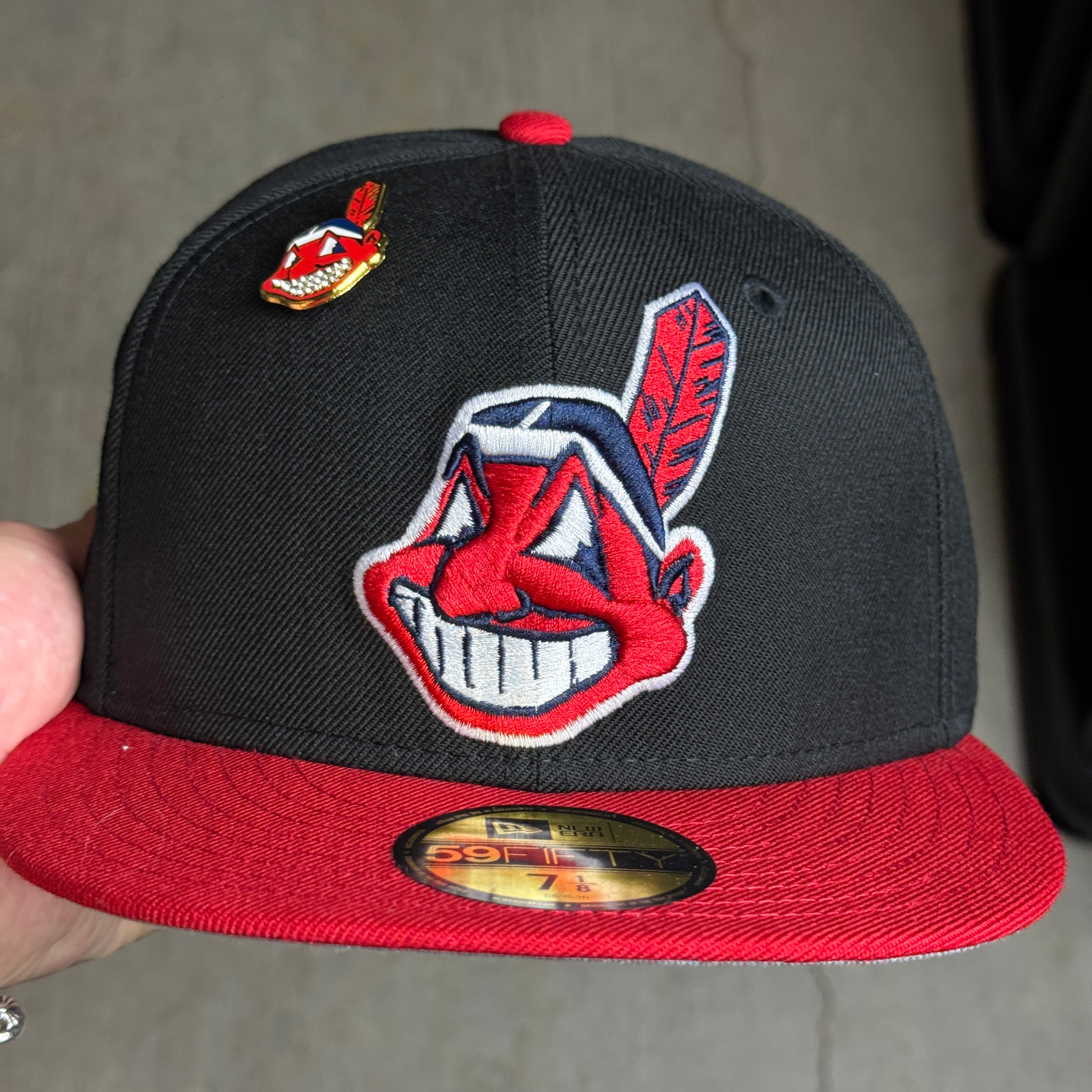 Black Red Chief Wahoo Cleveland Indians 1995 World Series