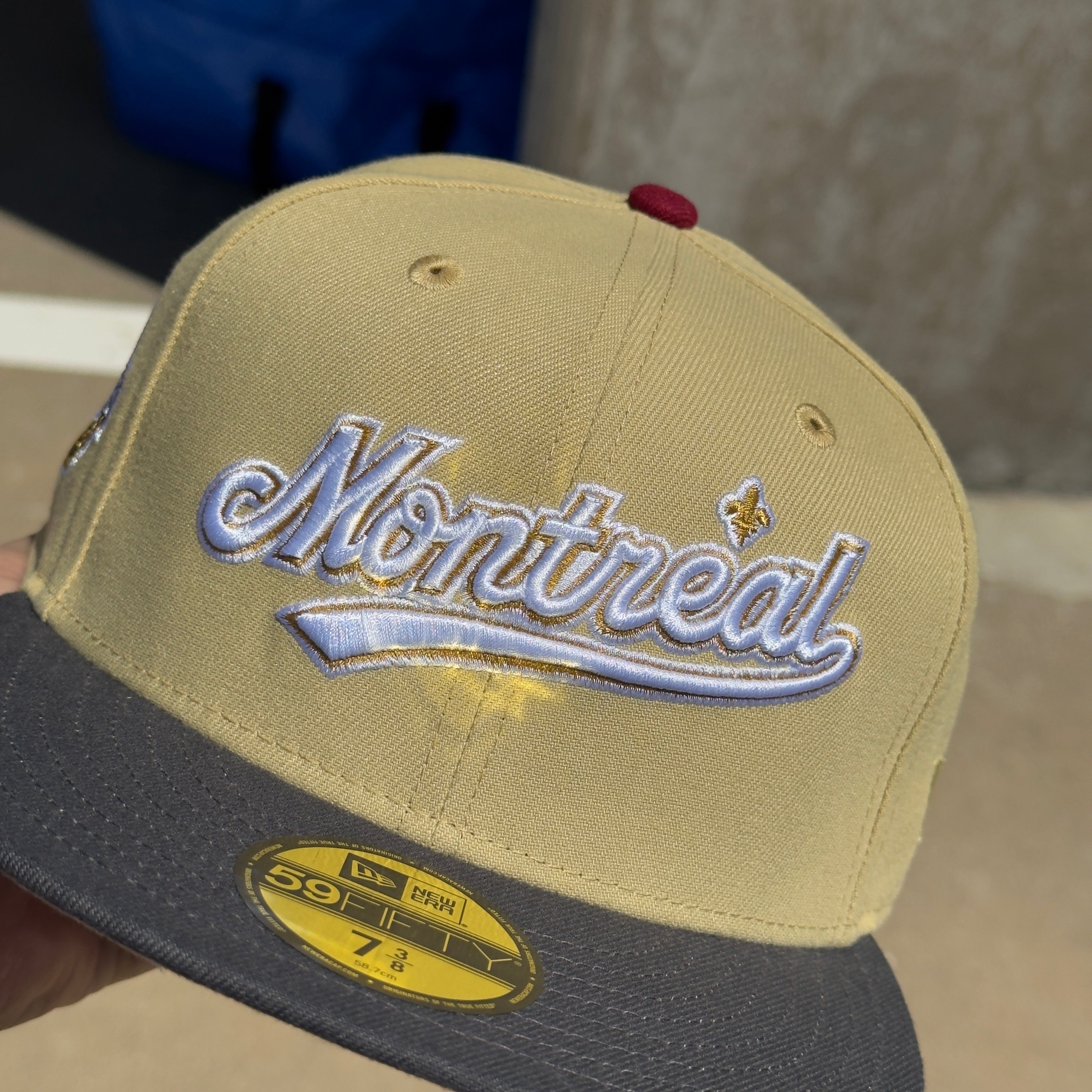 NEW Vegas Gold Montreal Expos Club Baseball Toronto 59fifty New Era Fitted Hat Cap