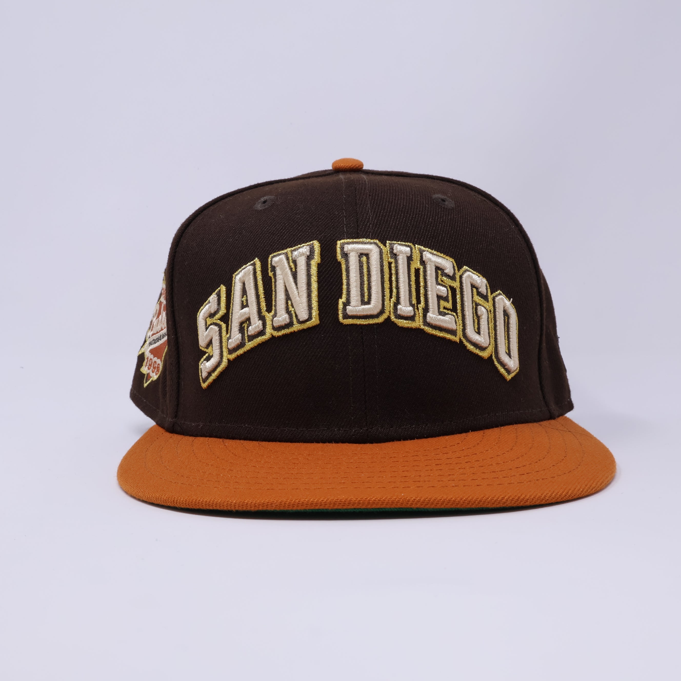 USED 1/8 Brown San Diego 1969 Padres National League 59fifty New Era Fitted Hat Cap