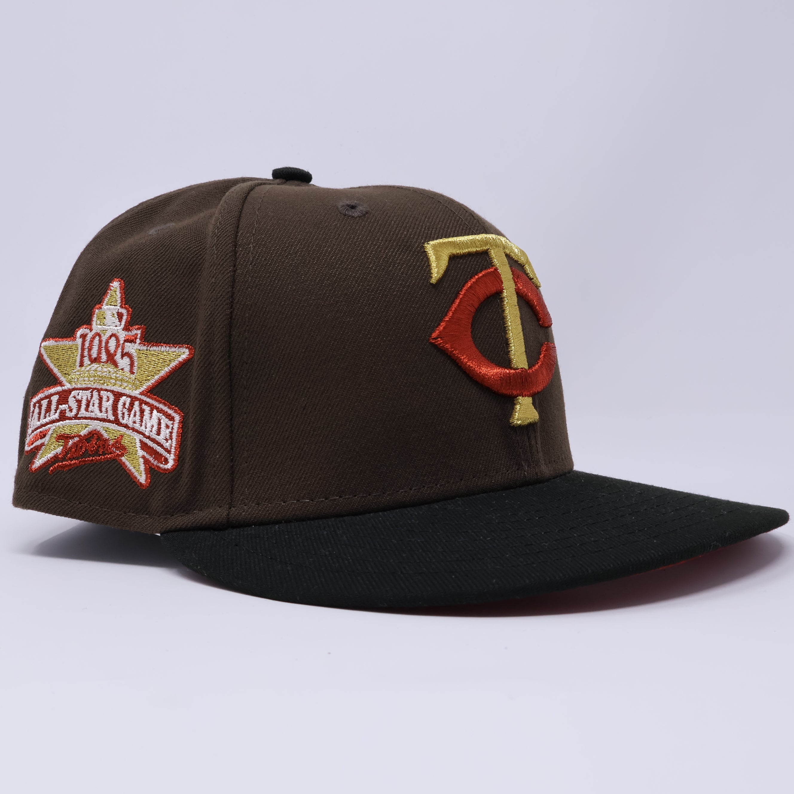 1/8 USED Brown Minnesota Twins 1985 All Star Game 59fifty New Era Fitted Hat Cap