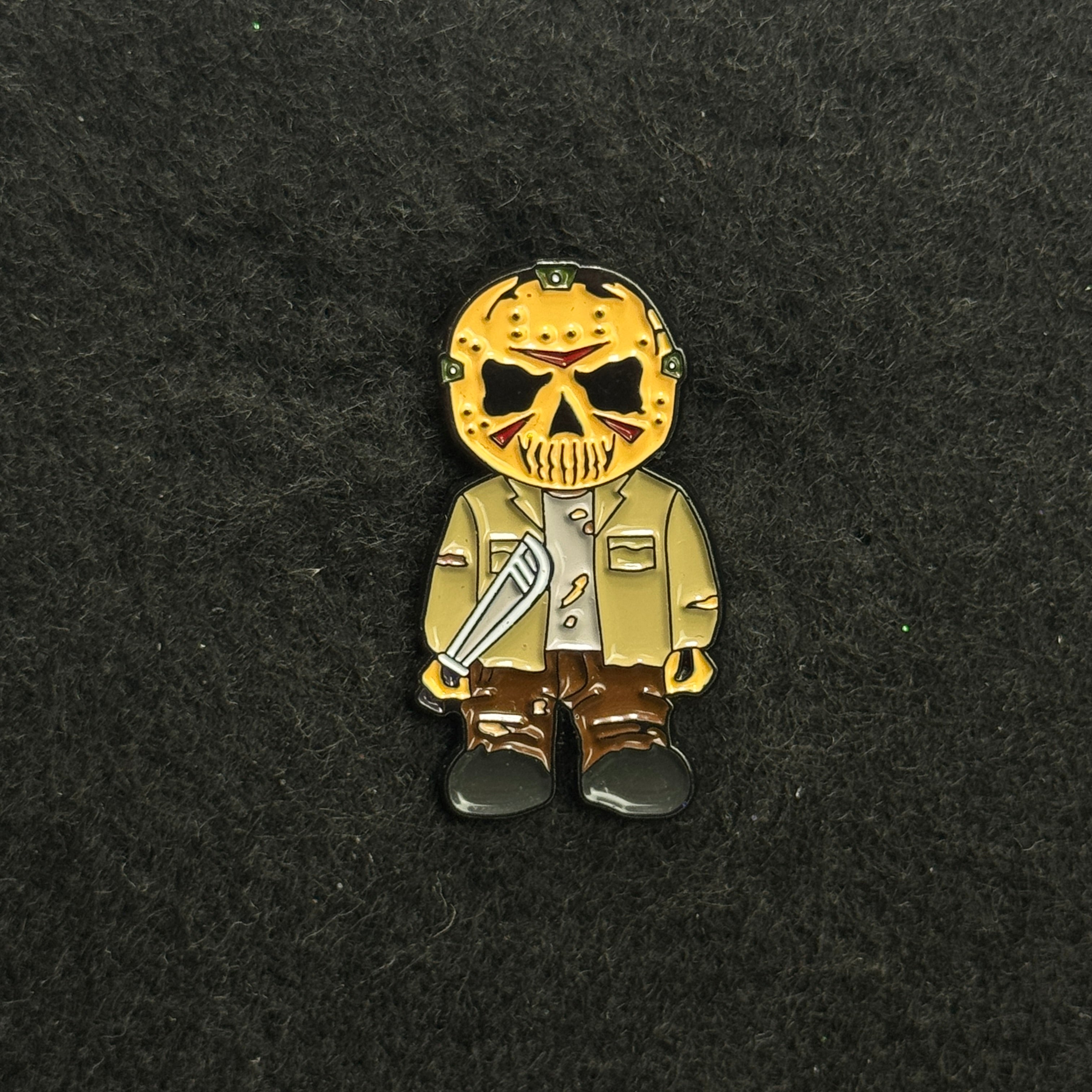 Jason Halloween Graphic Pin