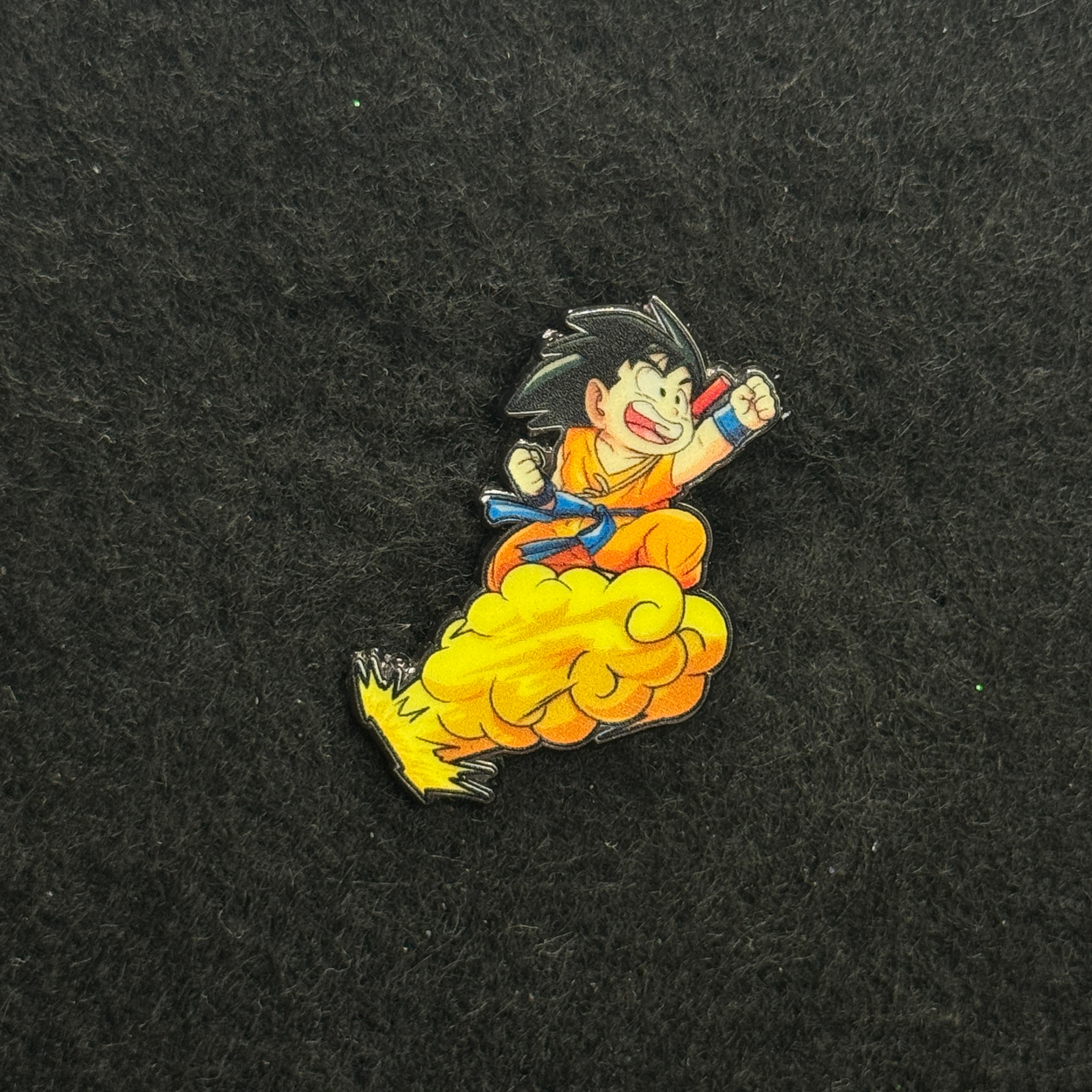 DBZ Cartoon Character on cloud Graphic Pin