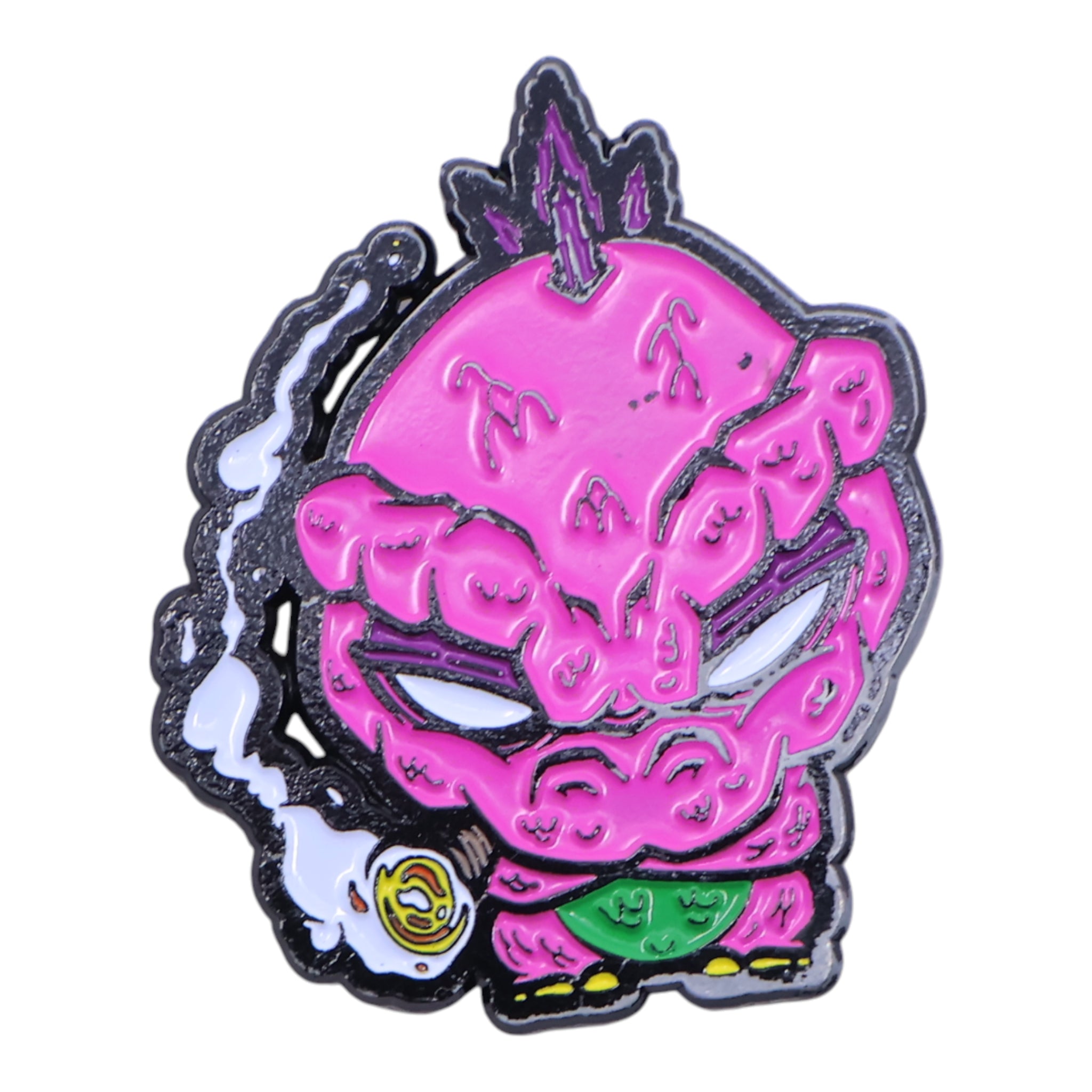 Pink Dinosaur Graphic Pin