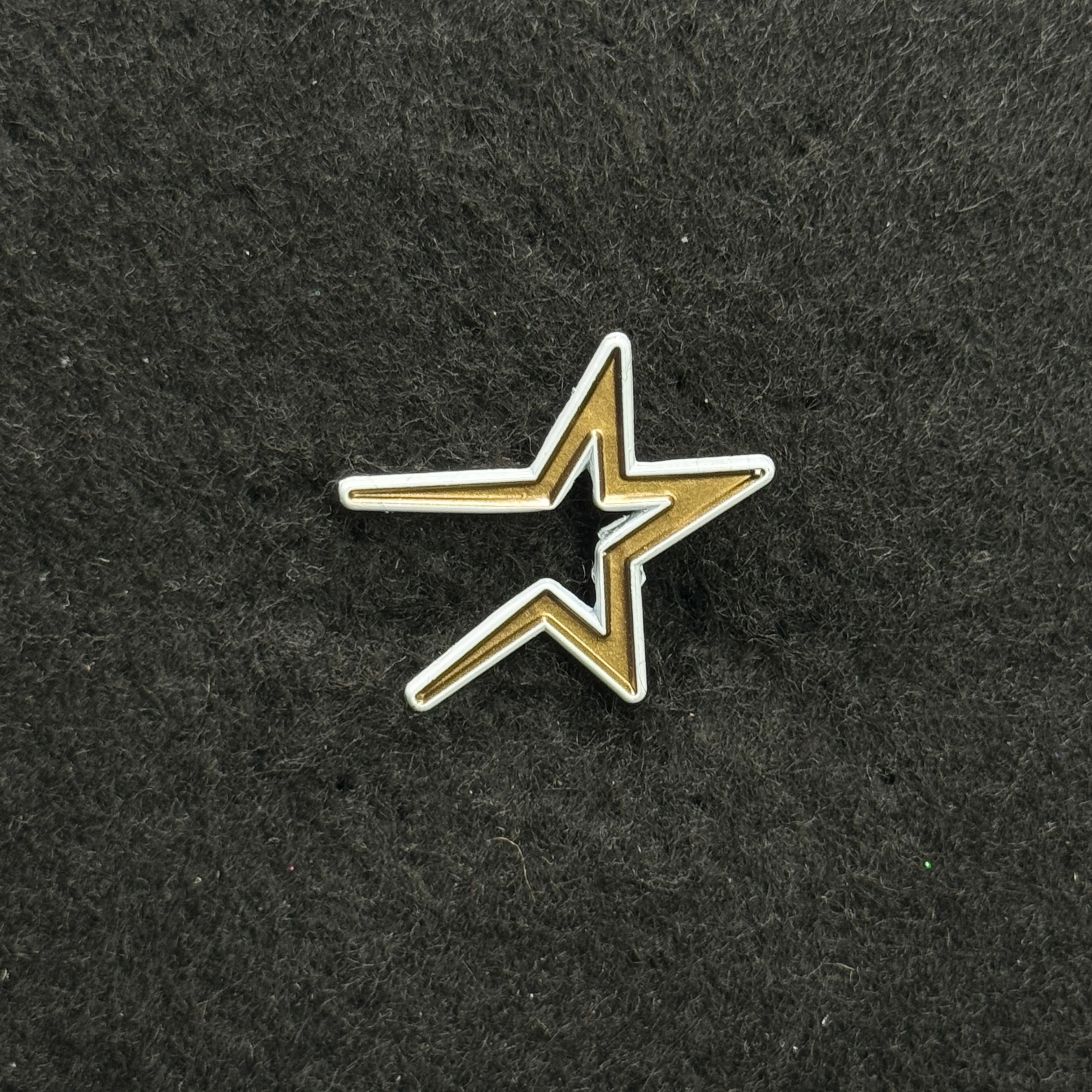 Golden Star Graphic Pin