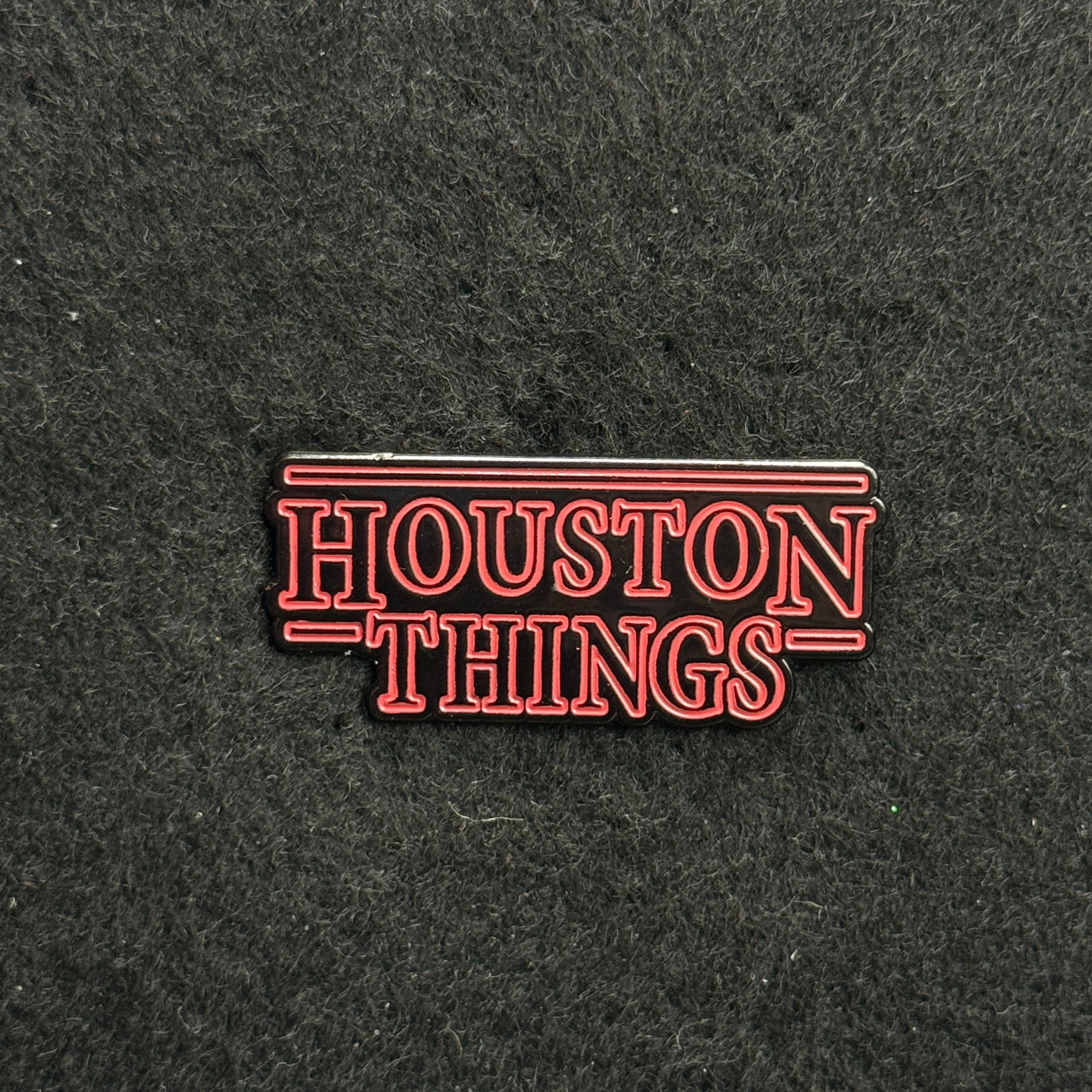 Houston Things Graphic Pin