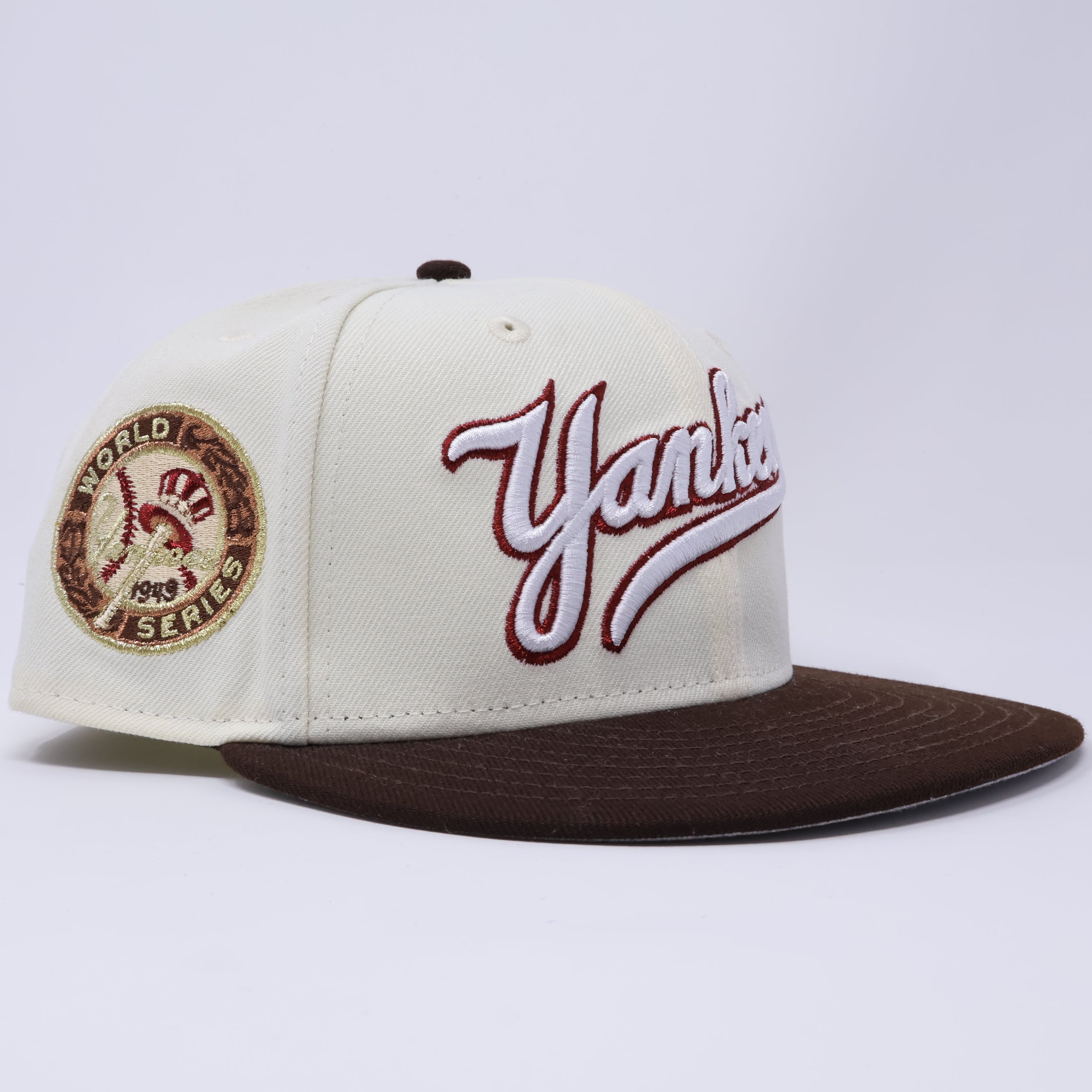 USED 5/8 Chrome New York Yankees 1949 World Series 59fifty New Era Fitted Hat Cap1