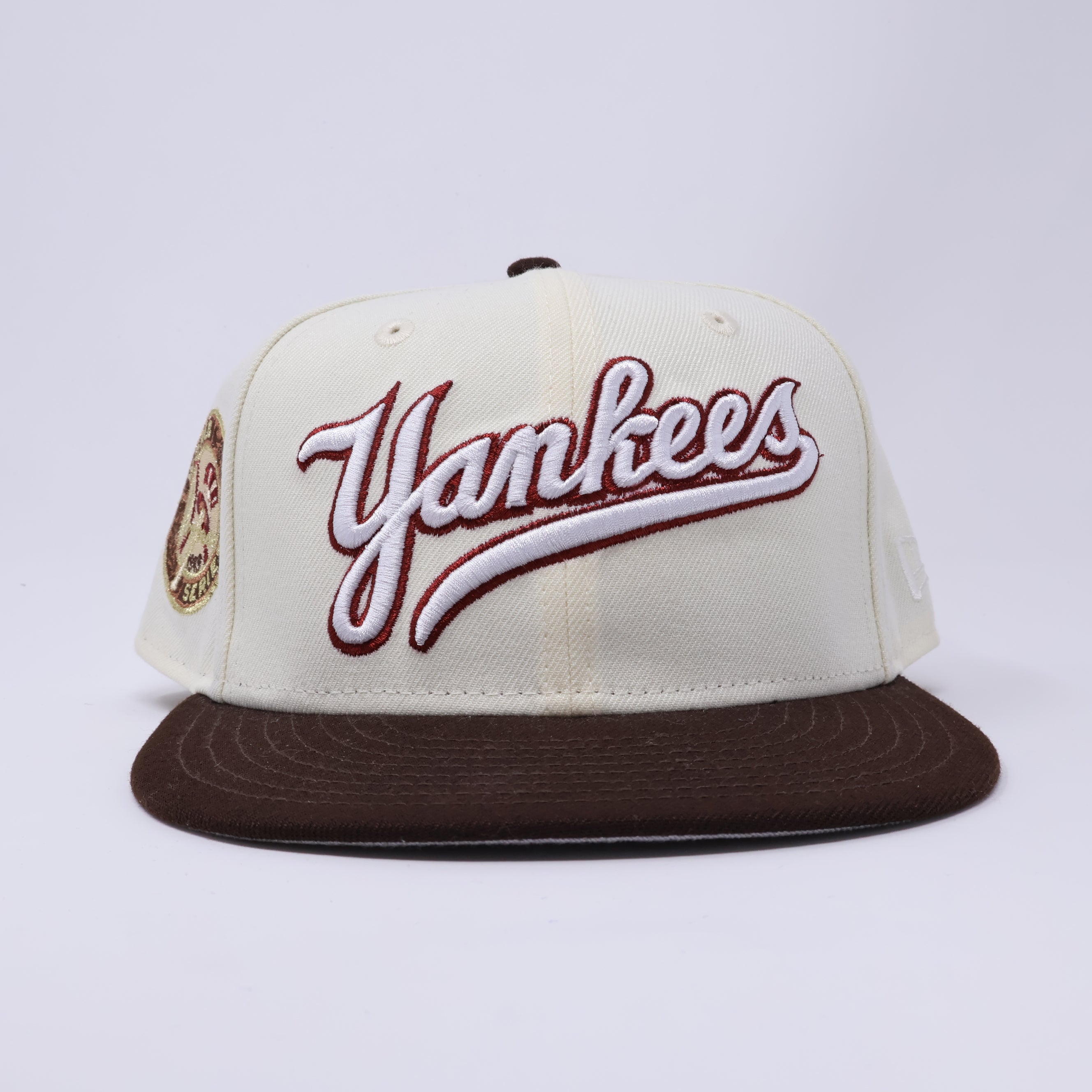 USED 5/8 Chrome New York Yankees 1949 World Series 59fifty New Era Fitted Hat Cap1