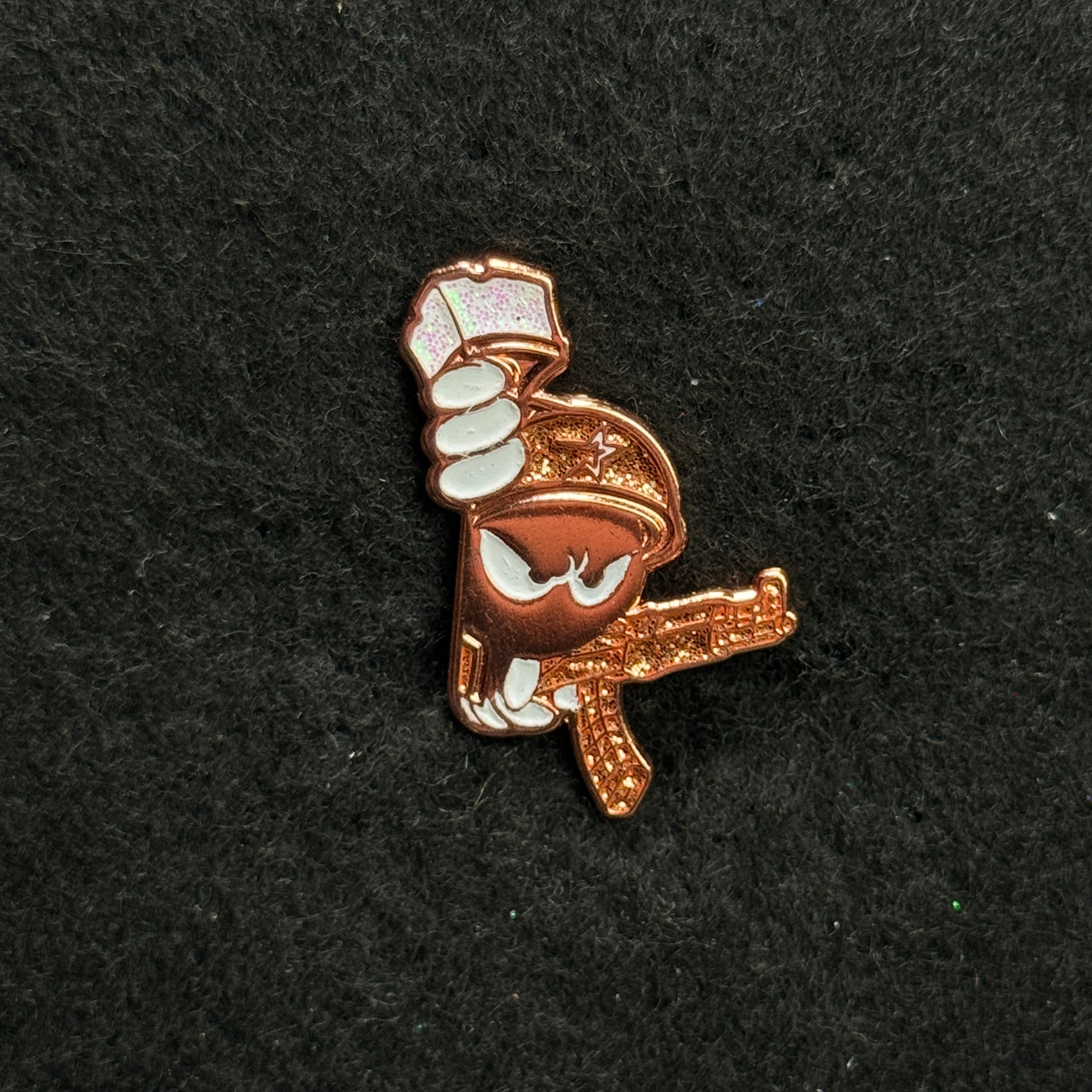 Copper  AK-47 Marvin the Martian Peeker Pin (GITD)