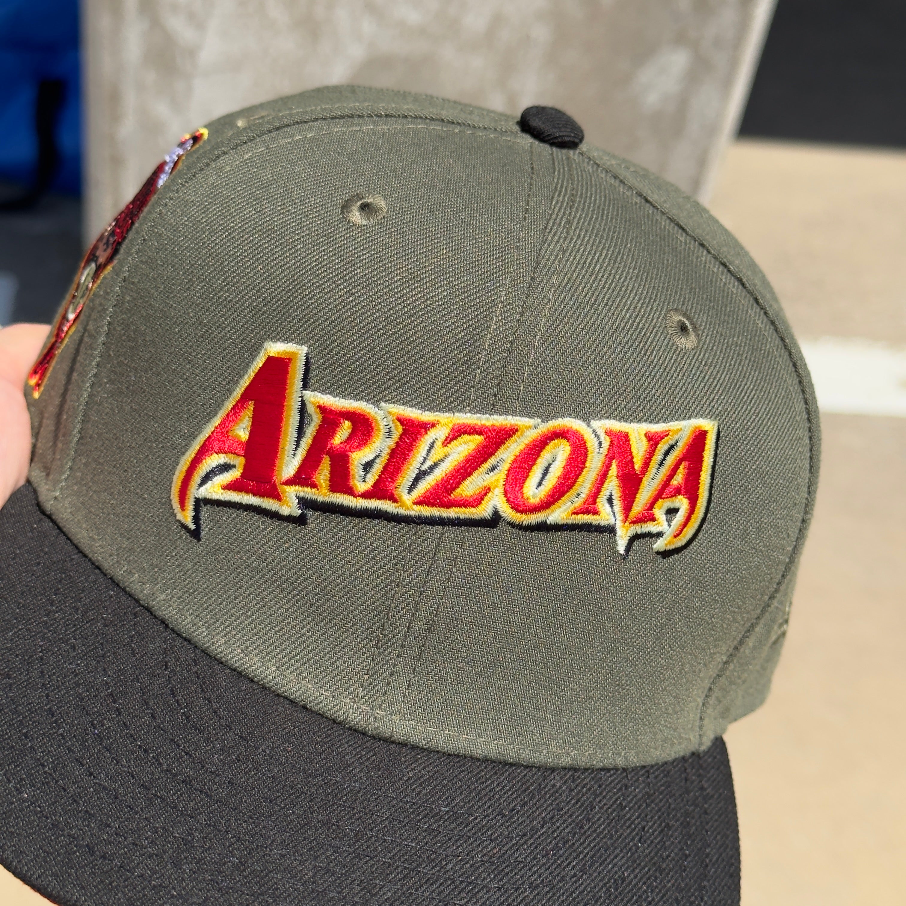 5/8 USED Green Arizona Diamondbacks 1998 Inaugural 59fifty New Era Fitted Hat Cap