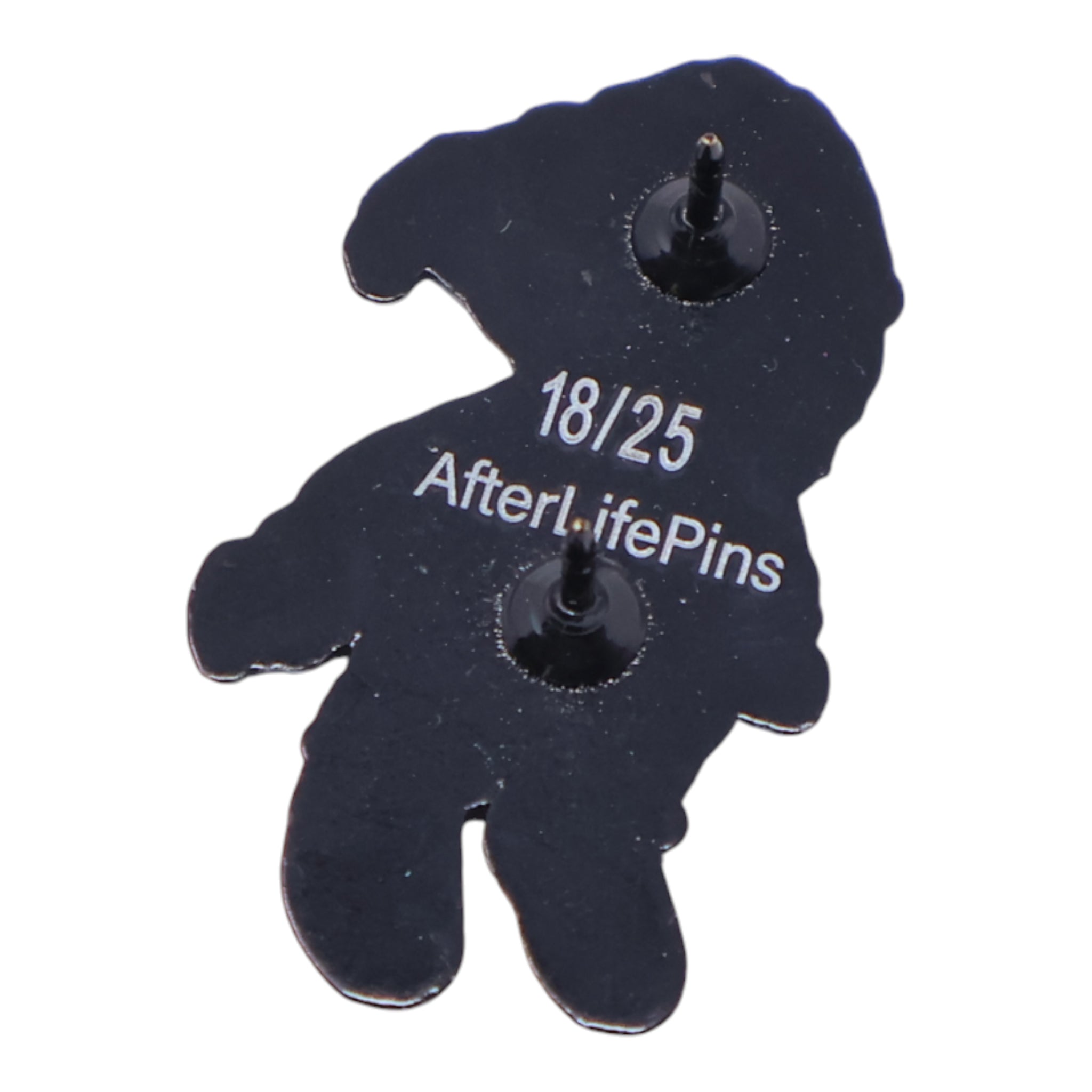 Blue Hoodie Skeleton Graphic Pin