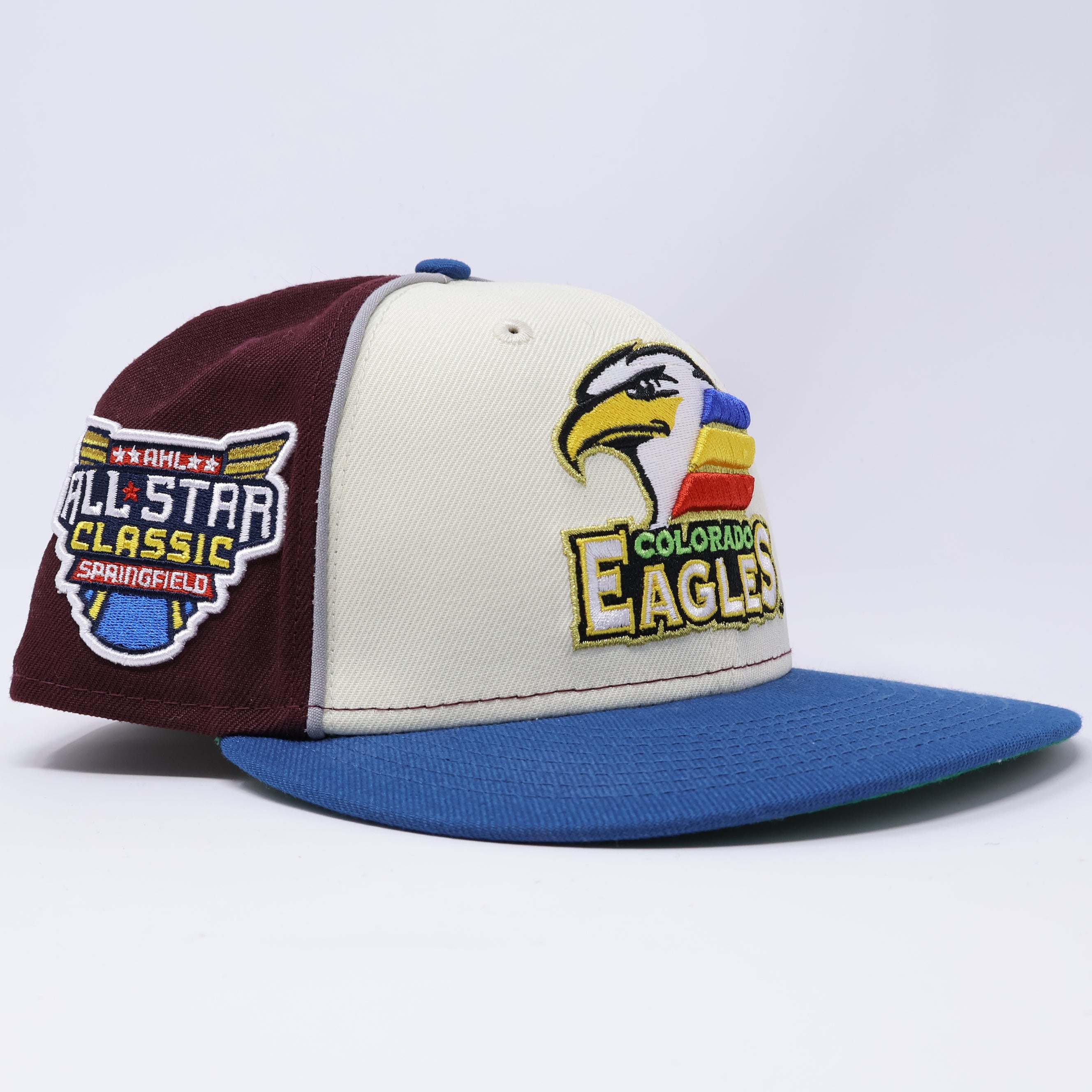 USED 1/8 Multicolor Colorado Eagles All Star Classic 59fifty New Era Fitted Hat Cap Minor League