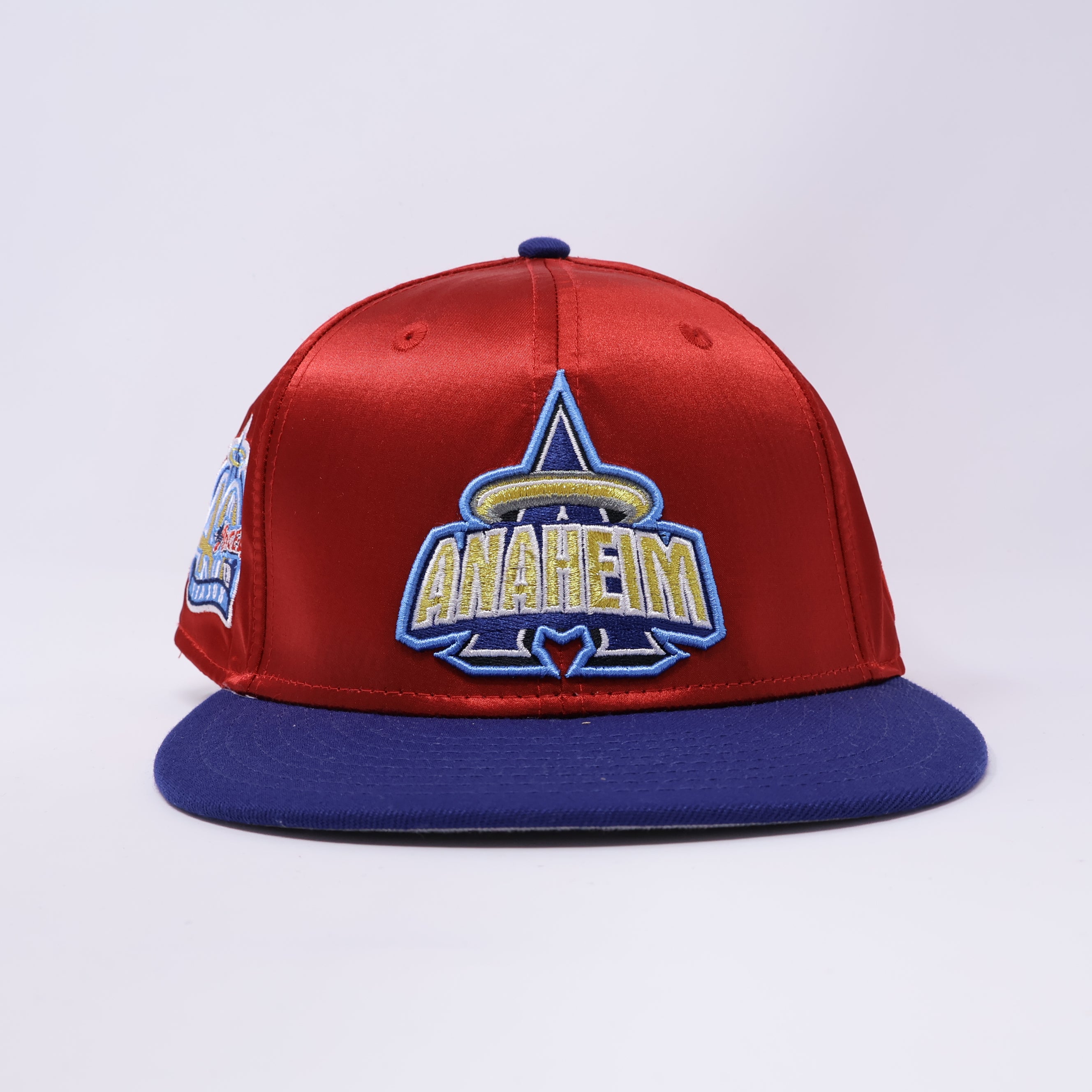 USED 1/8 Red Los Angeles Angels 40th Season 59fifty New Era Fitted Hat Cap