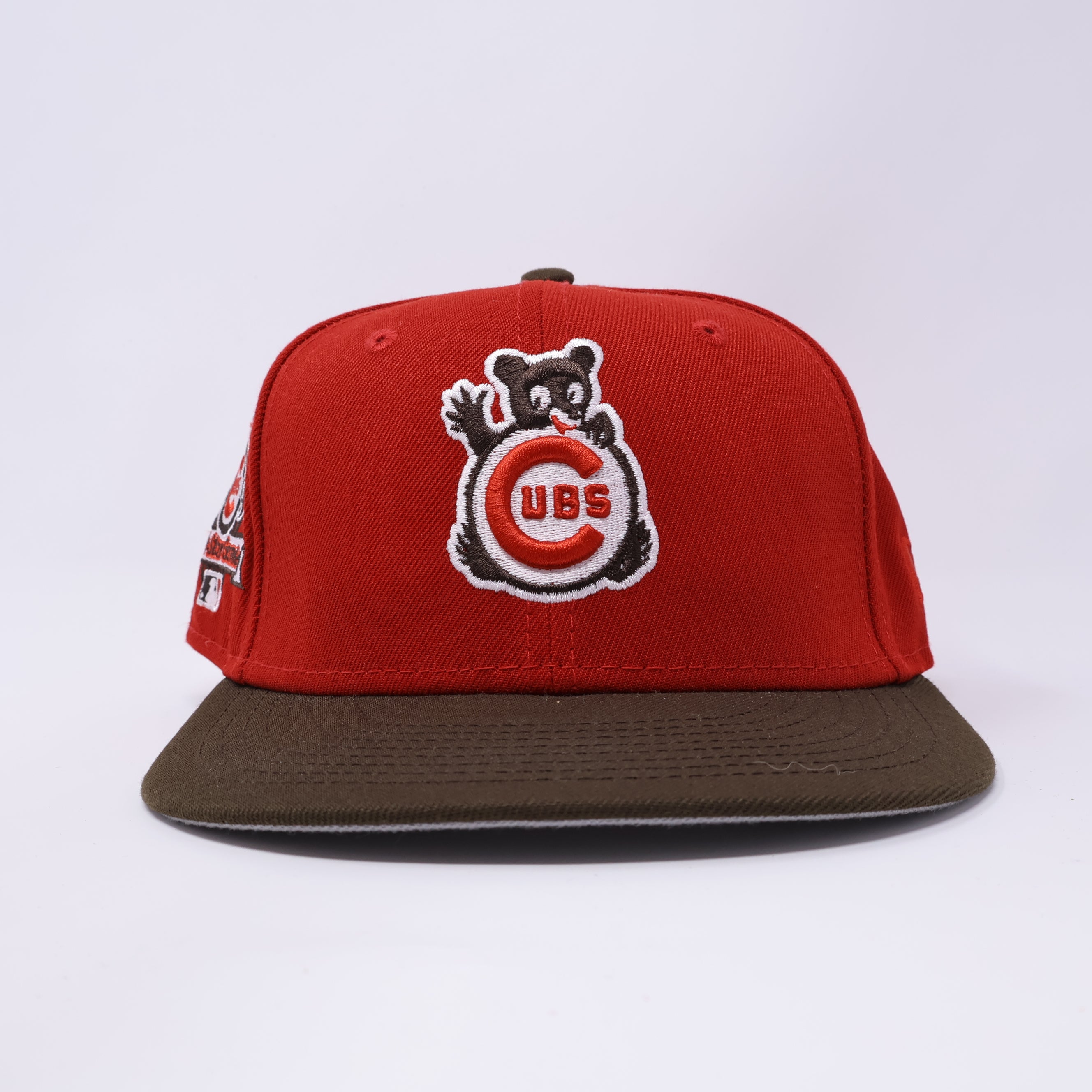 1/8 USED Red Chicago Cubs 1990 All Star Game Brown 59fifty New Era Fitted Hat Cap