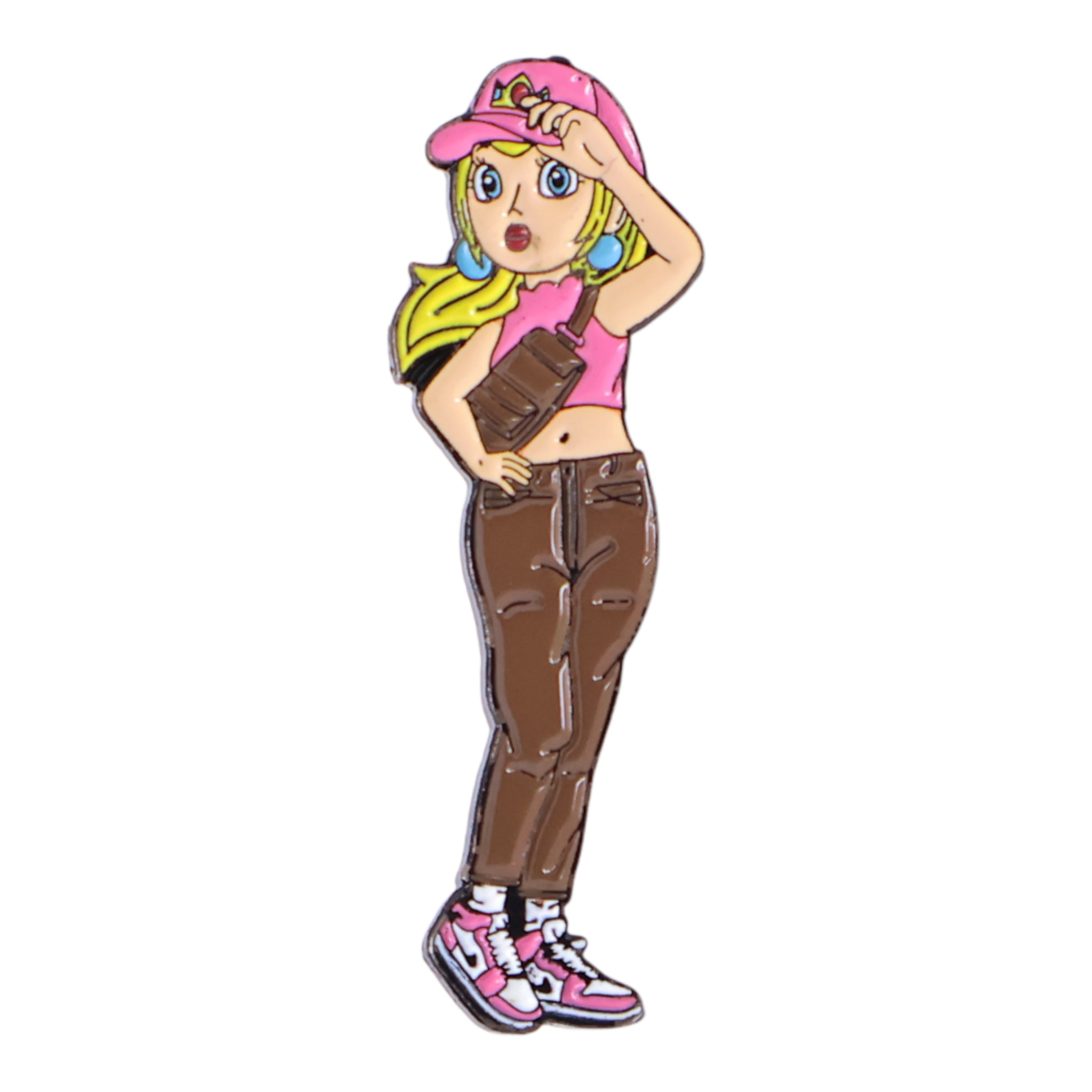 Fly Girl Graphic Pin
