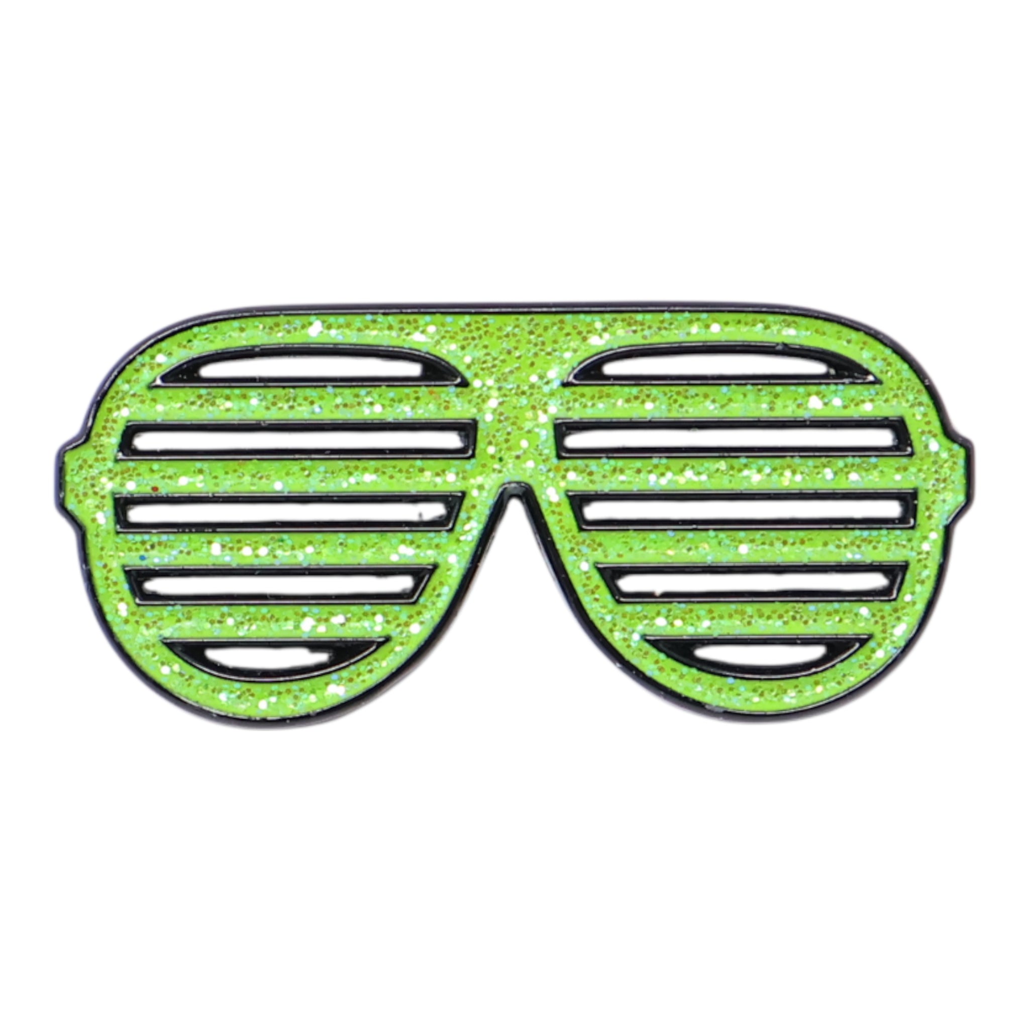 Green Sunglasses Graphic Pin