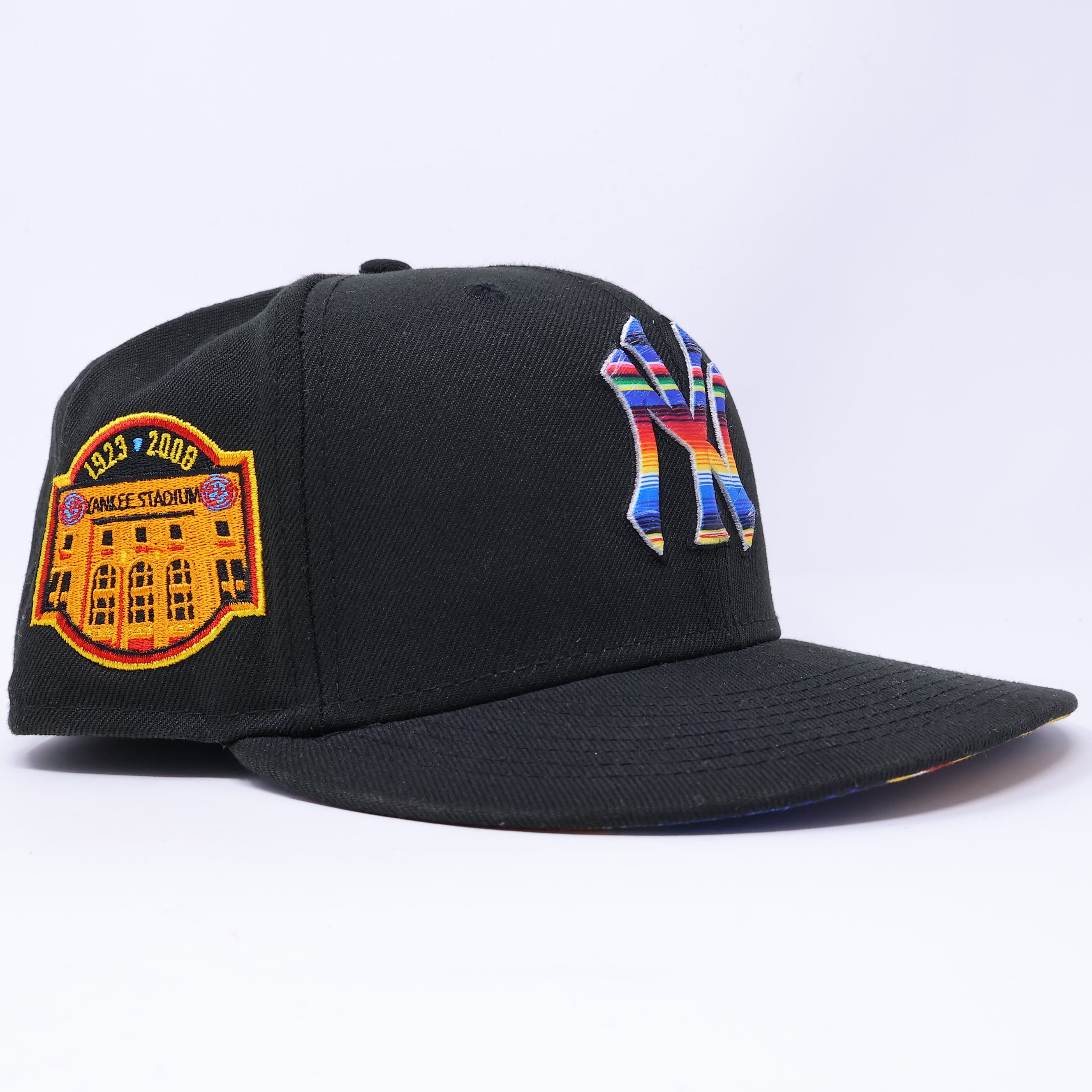 USED 3/8 Black New York Yankees 1923 Stadium 59fifty New Era Fitted Hat Cap