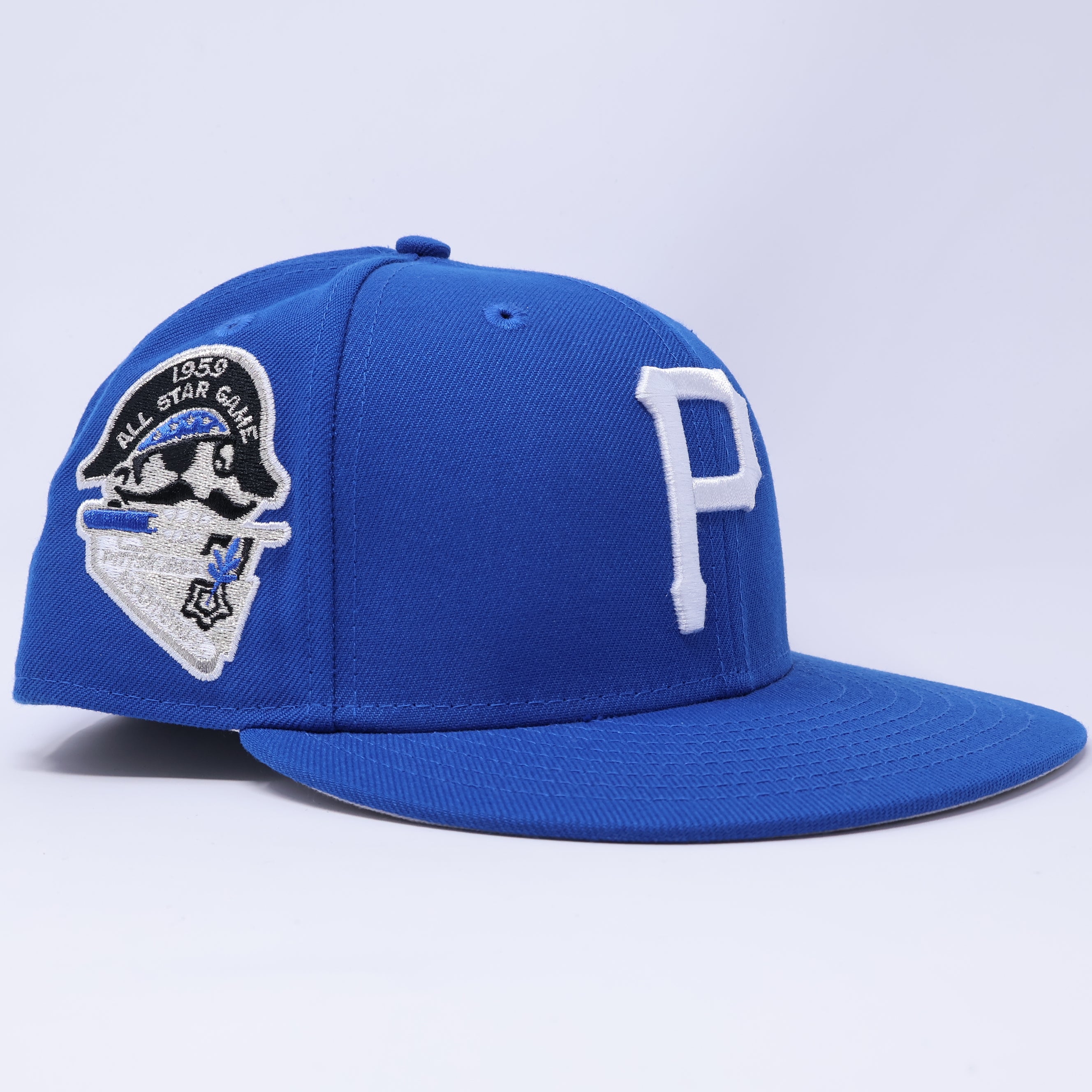 USED 5/8 Blue Pittsburgh Pirates 1959 All Star Game 59fifty New Era Fitted Hat Cap