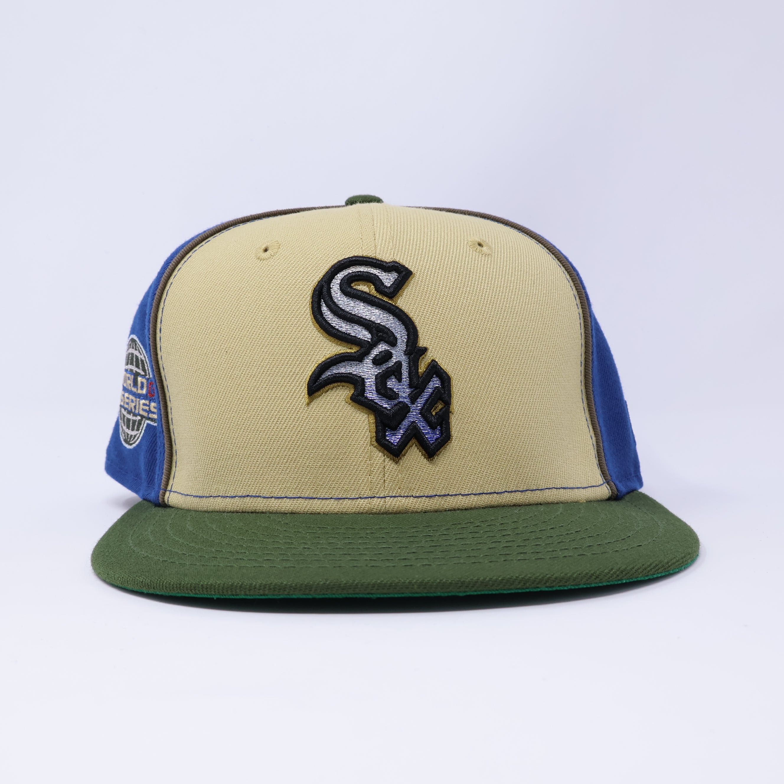 USED 1/8 Multicolor Chicago White Sox 2005 World Series 59fifty New Era Fitted Hat Cap