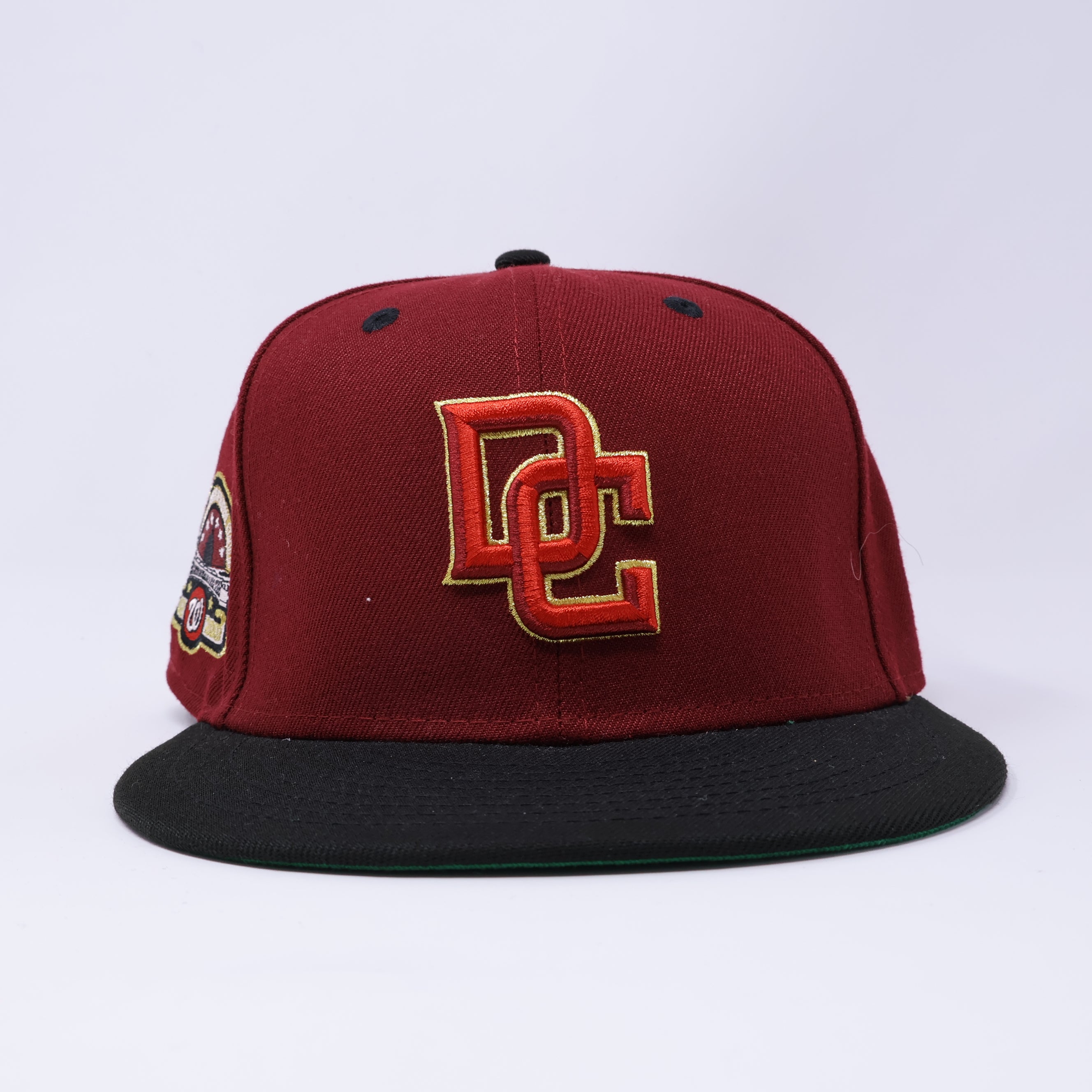 USED 1/8 Red Washington Nationals Kennedy Memorial 59fifty New Era Fitted Hat Cap