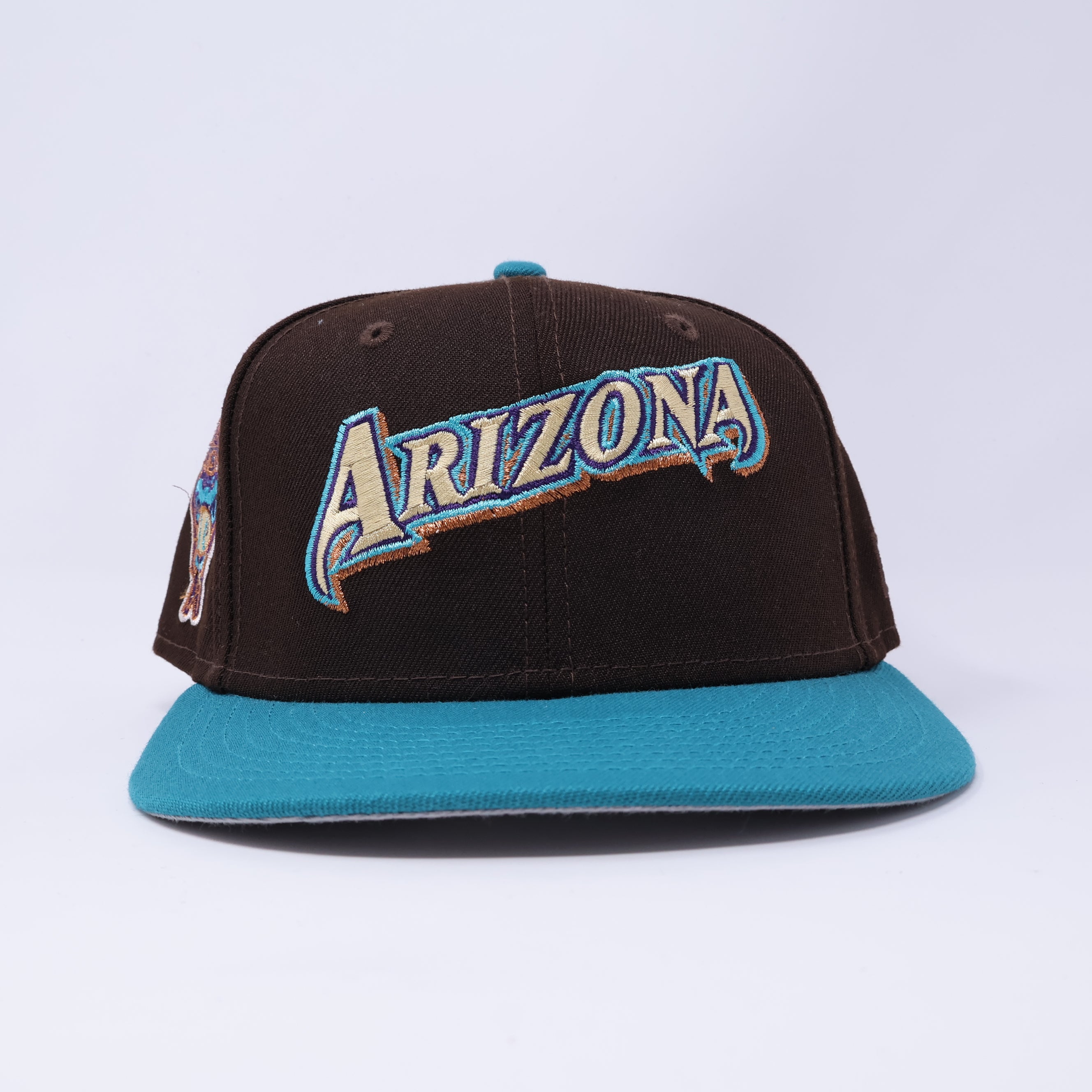 USED 1/8 Brown Arizona Diamondbacks 1998 Inaugural Season 59fifty New Era Fitted Hat Cap