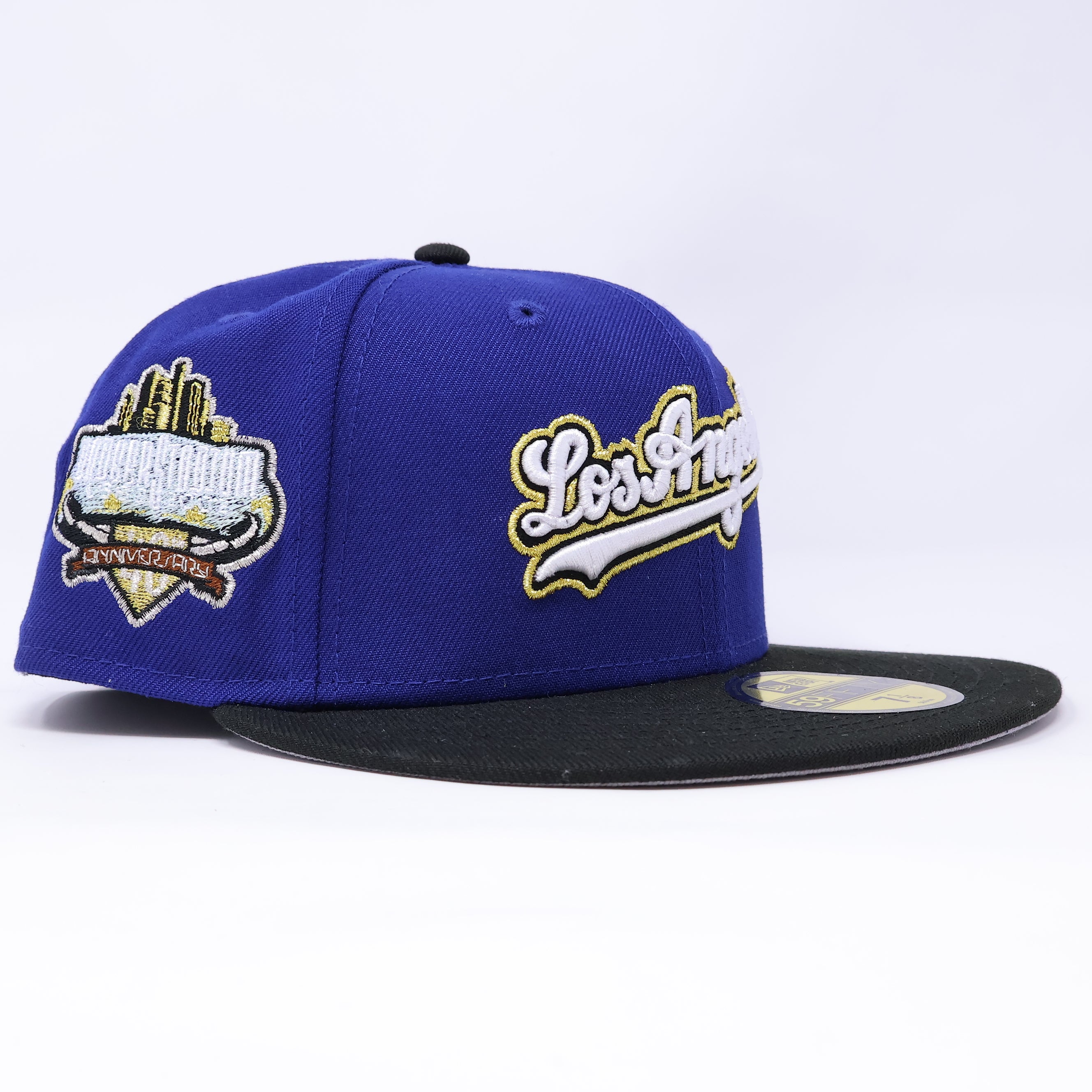 NWT Blue Los Angeles Dodgers 40th Anniversary 59fifty New Era Fitted Hat Cap