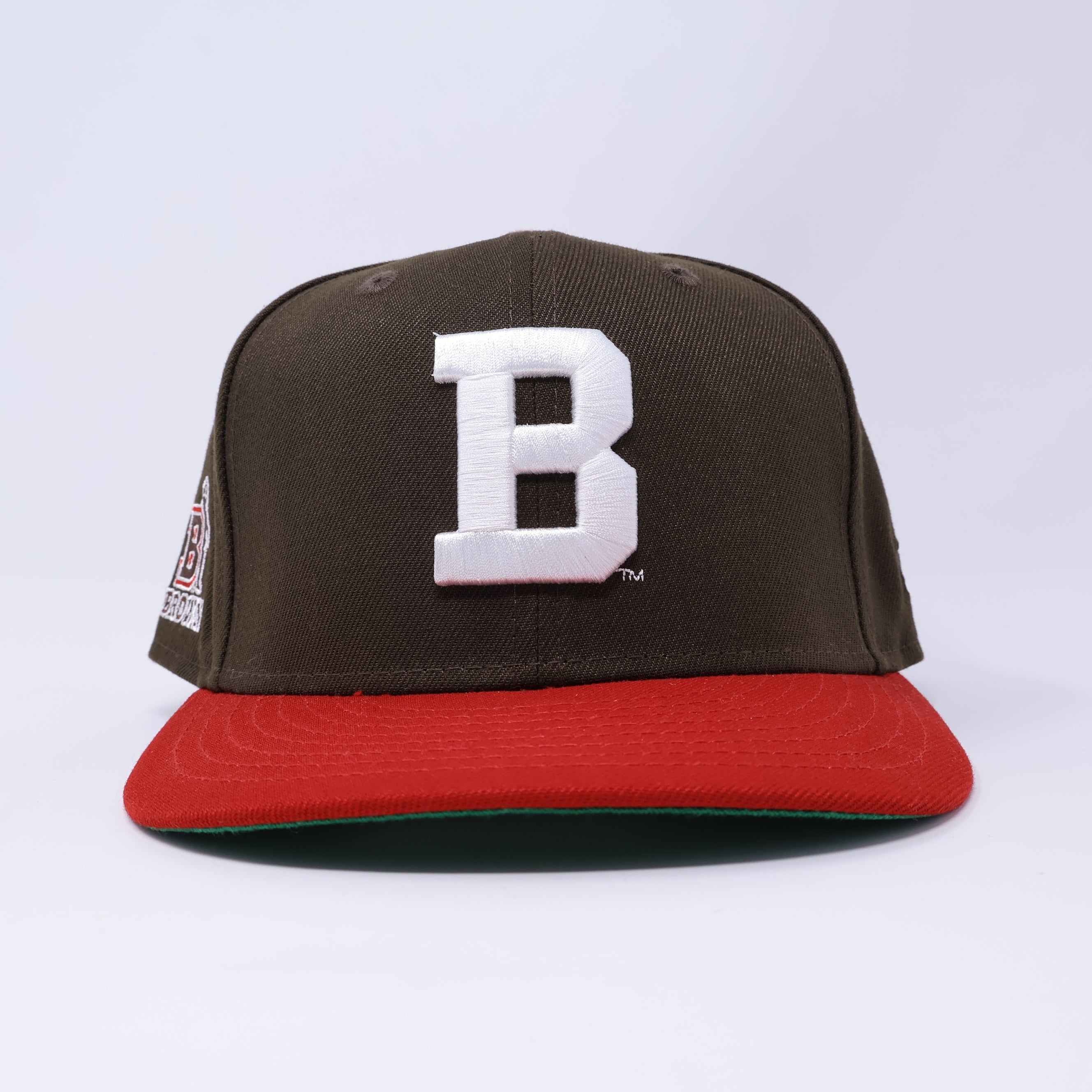 USED 1/8 Brown University Brown Bears Ivy League 59fifty New Era Fitted Hat Cap